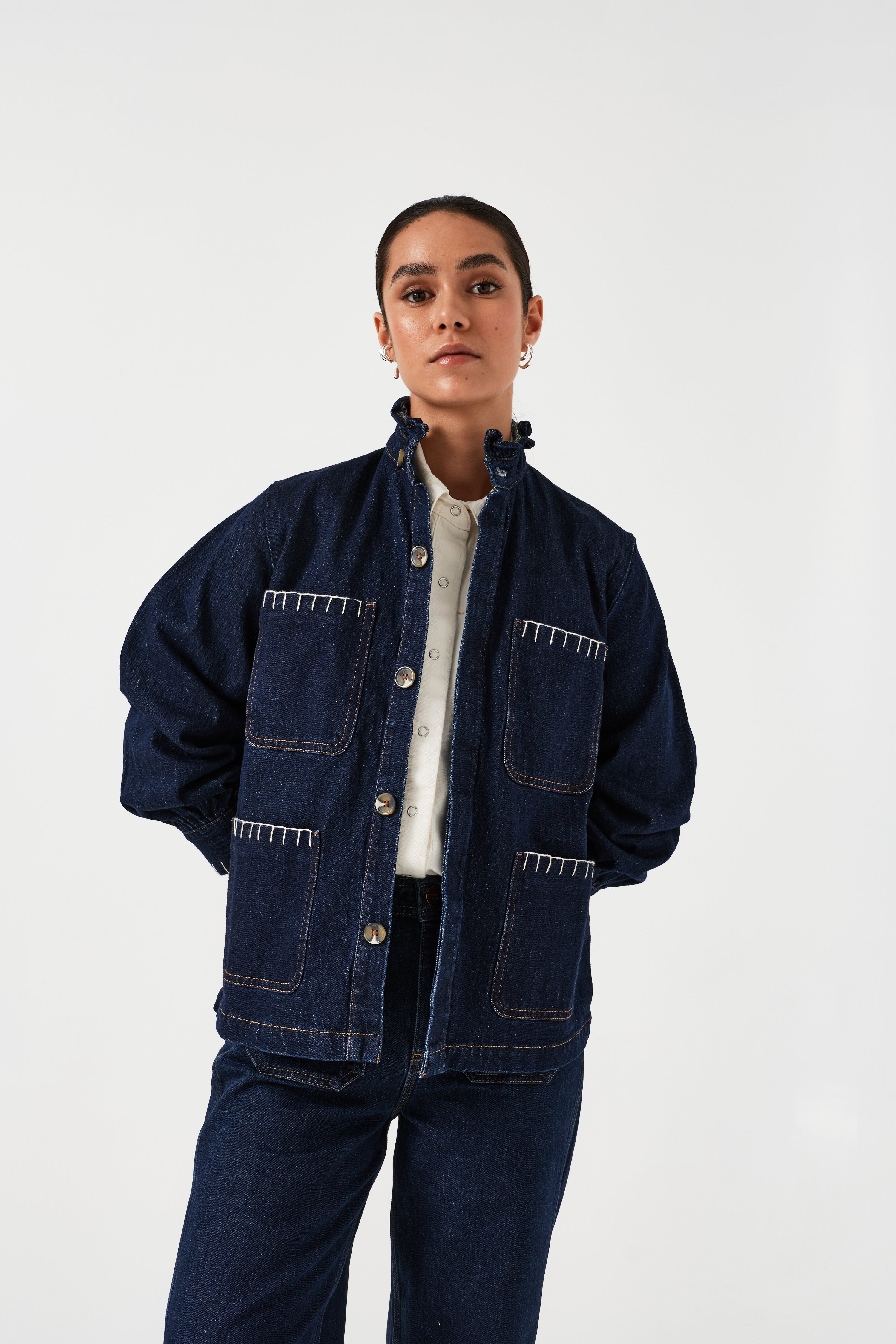 Pablo Jacket in Dark Vintage - seventy + mochi