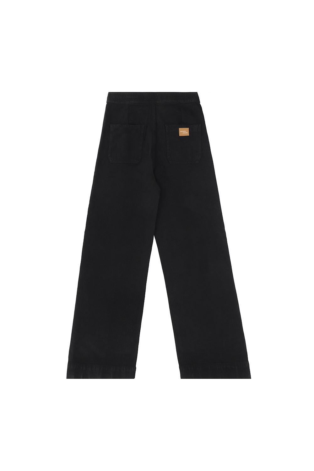 Marie Sailor Jean in Black Denim - seventy + mochi