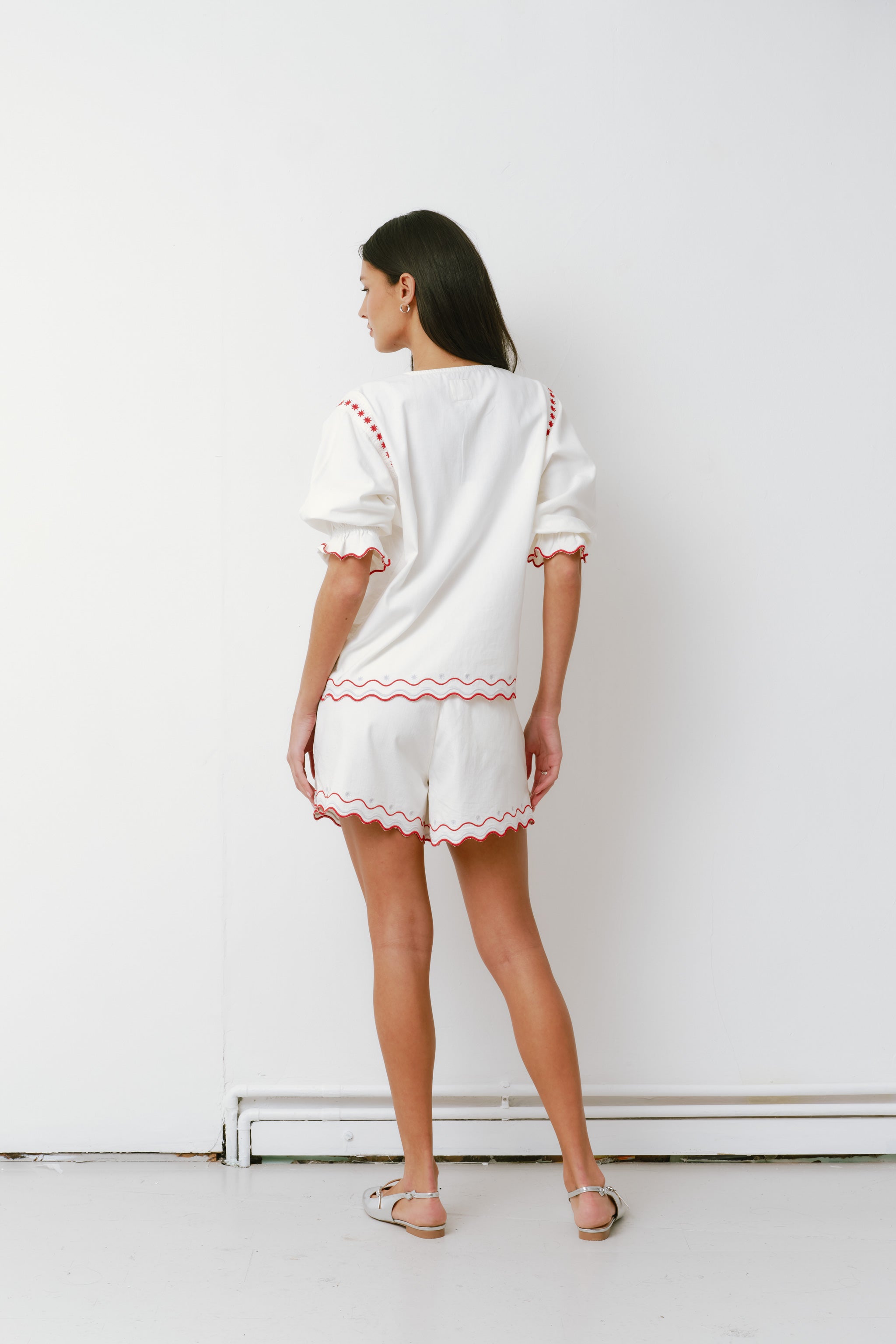 Nina Short in White