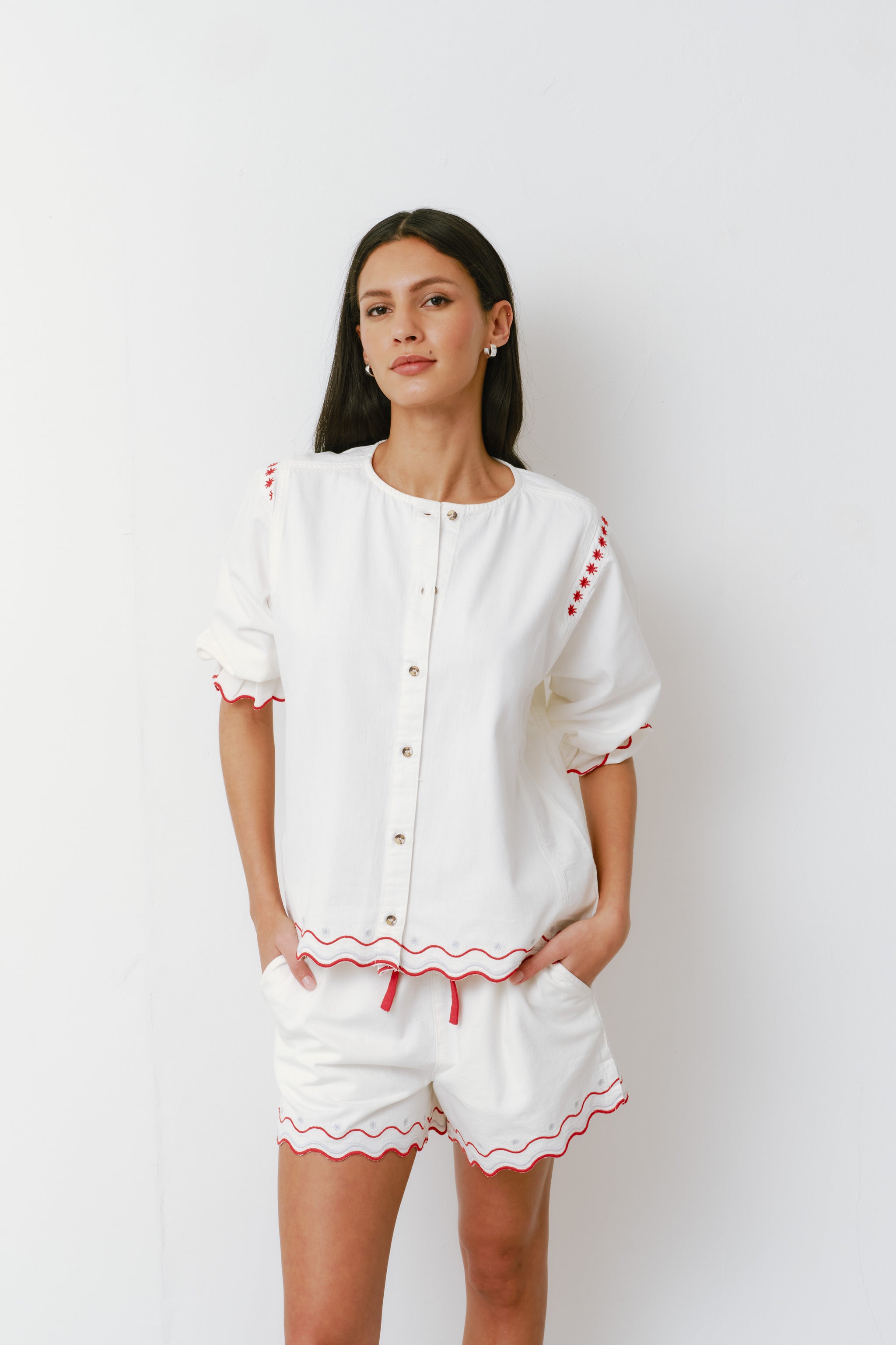 Nina Top in White - seventy + mochi