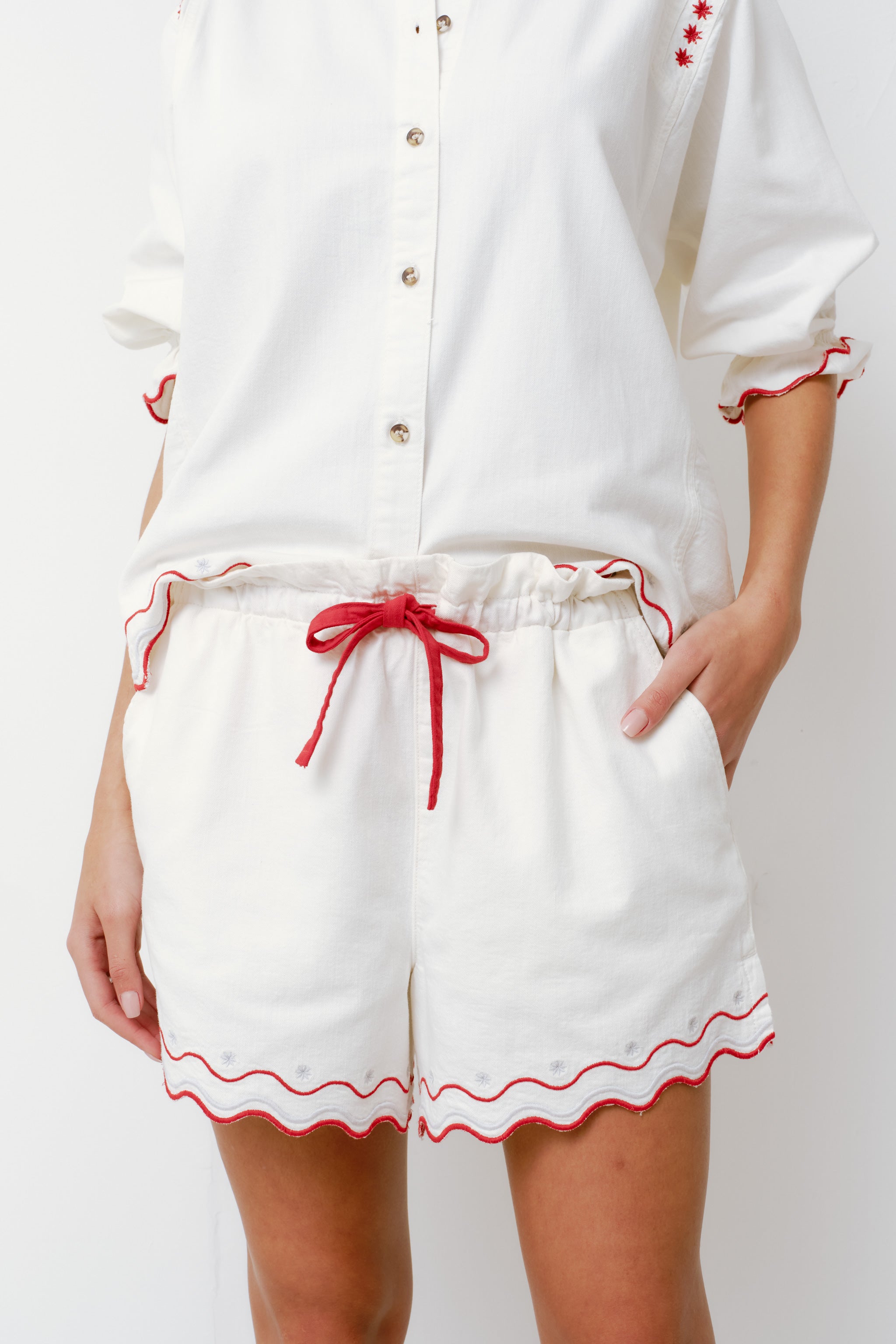 Nina Short in White