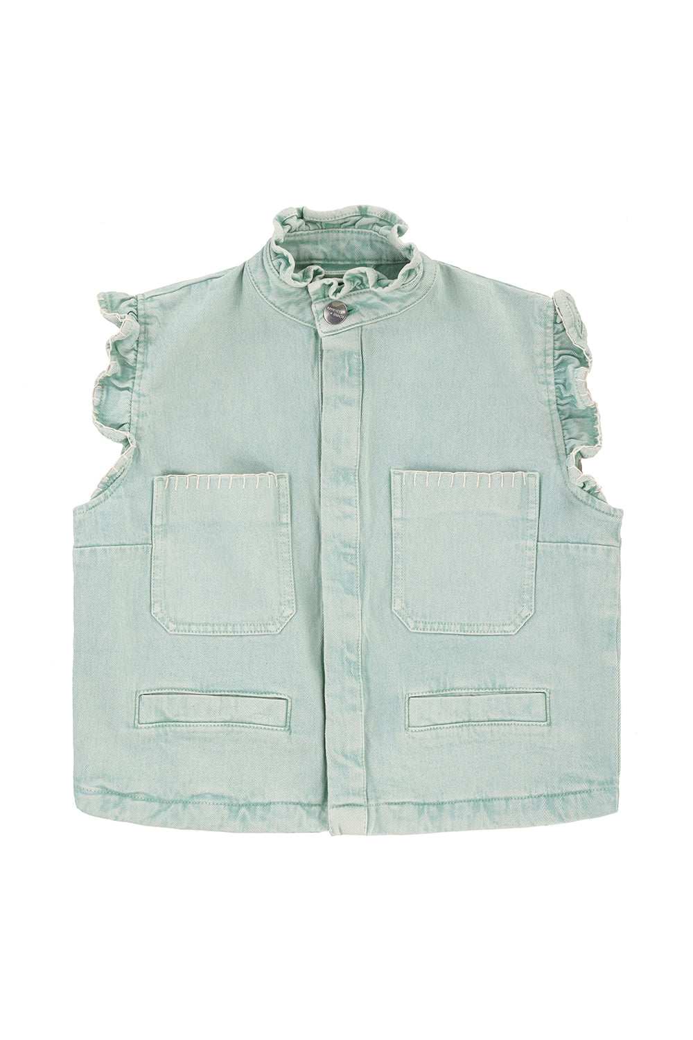 Pablo Waistcoat in Washed Mint - seventy + mochi
