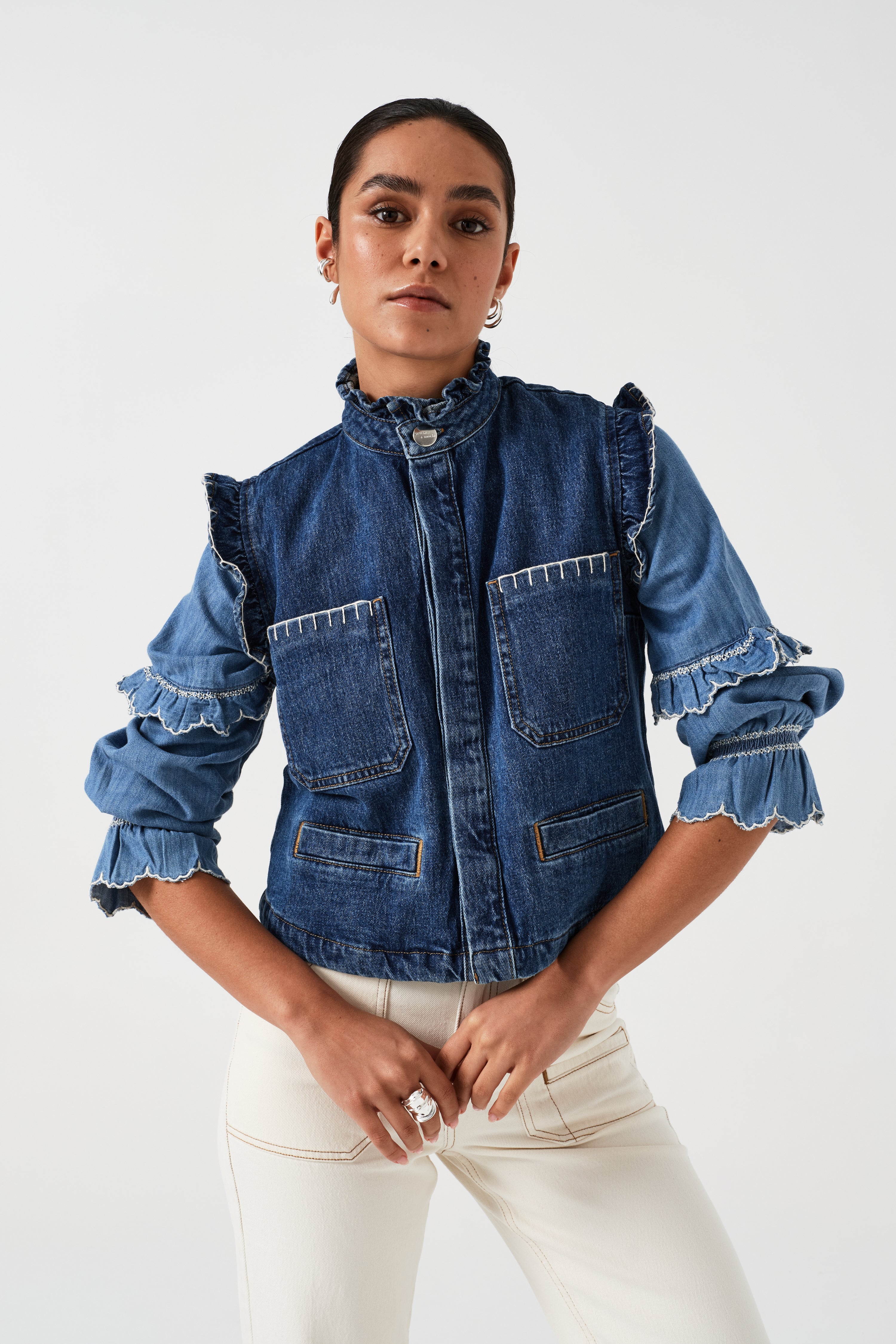 Pablo Waistcoat in Vintage Americana - seventy + mochi