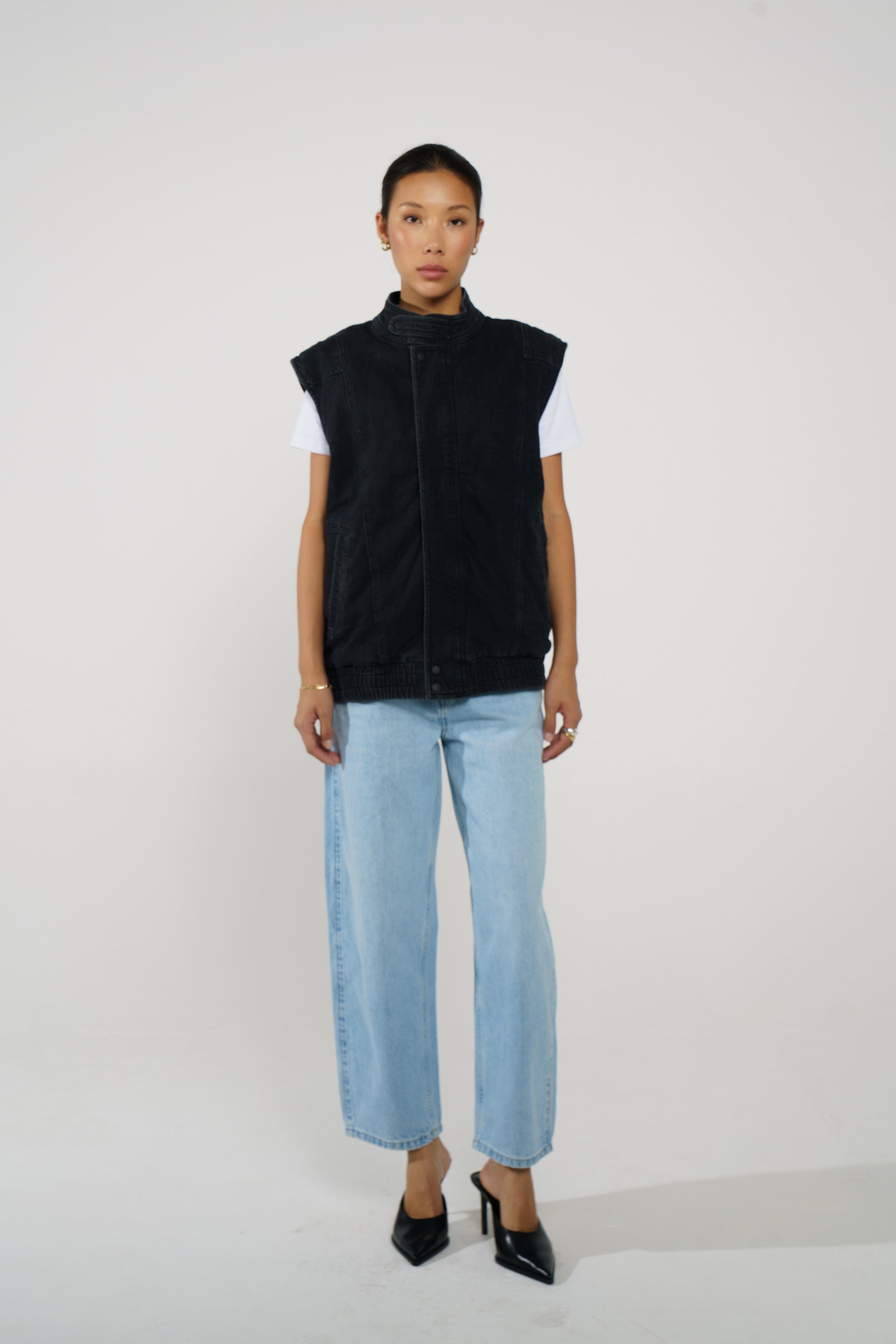 Bo Barrel Leg Jean in Sunbleached - seventy + mochi