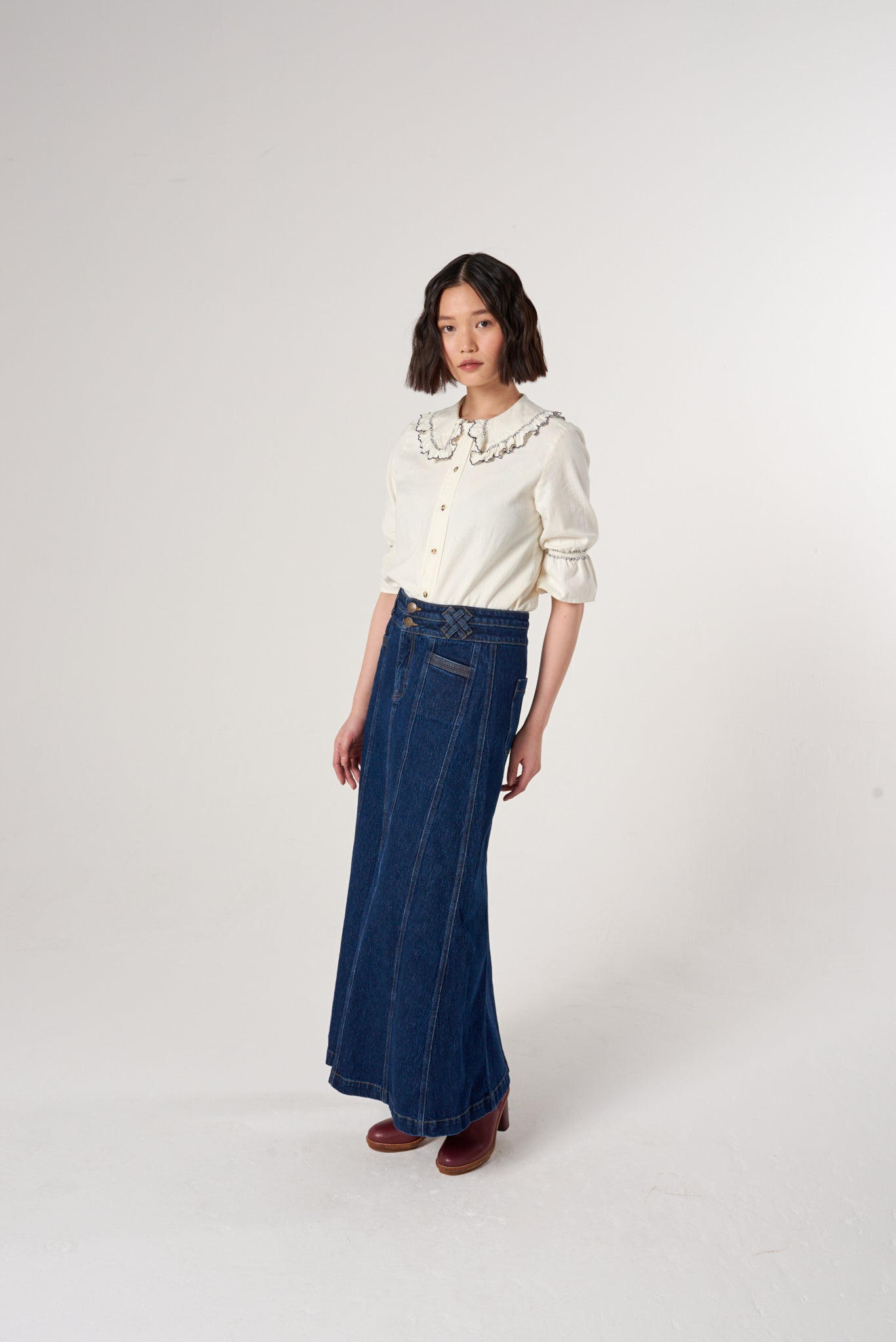 Willow Skirt in Americana - seventy + mochi