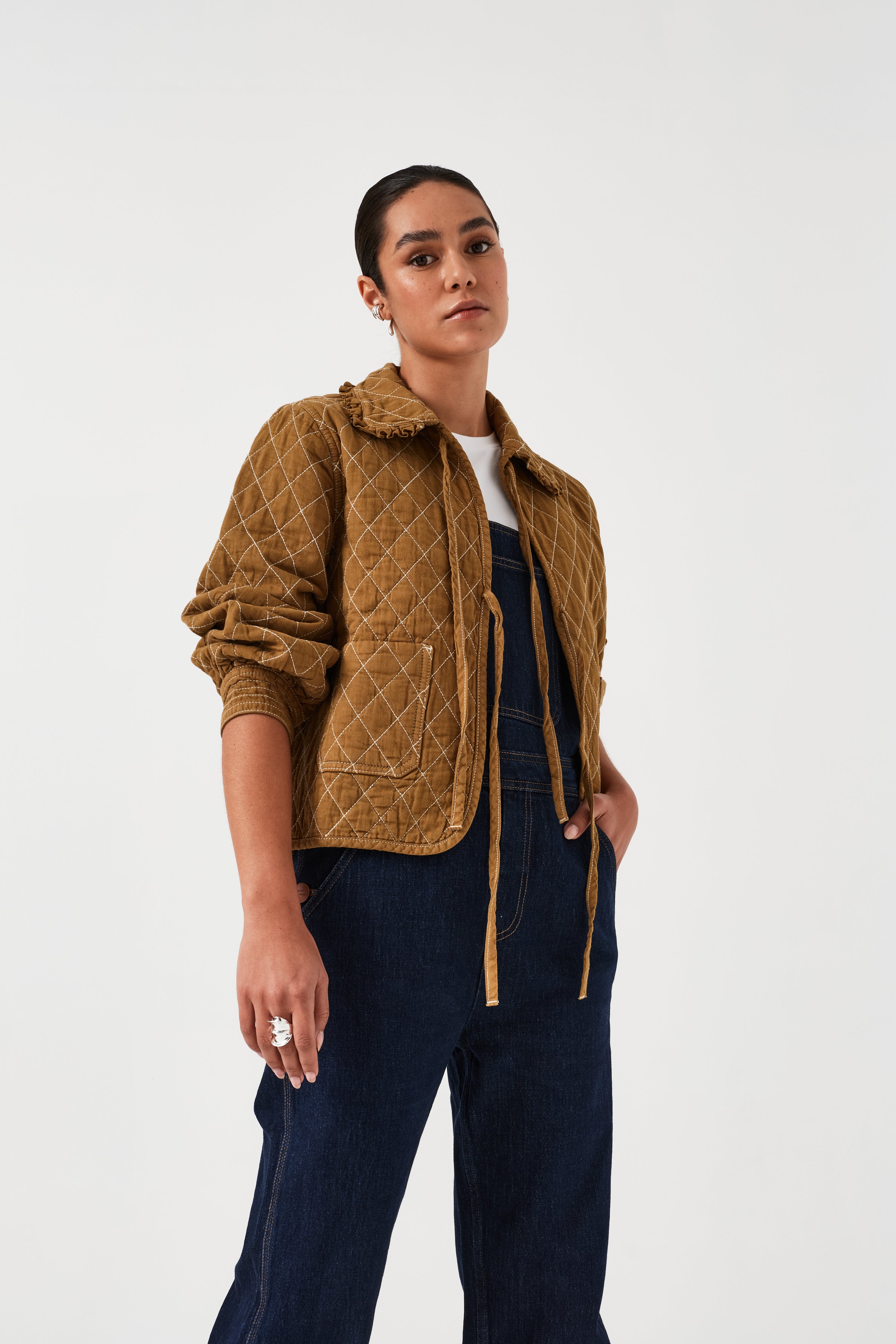 Heidi Jacket in Olive - seventy + mochi