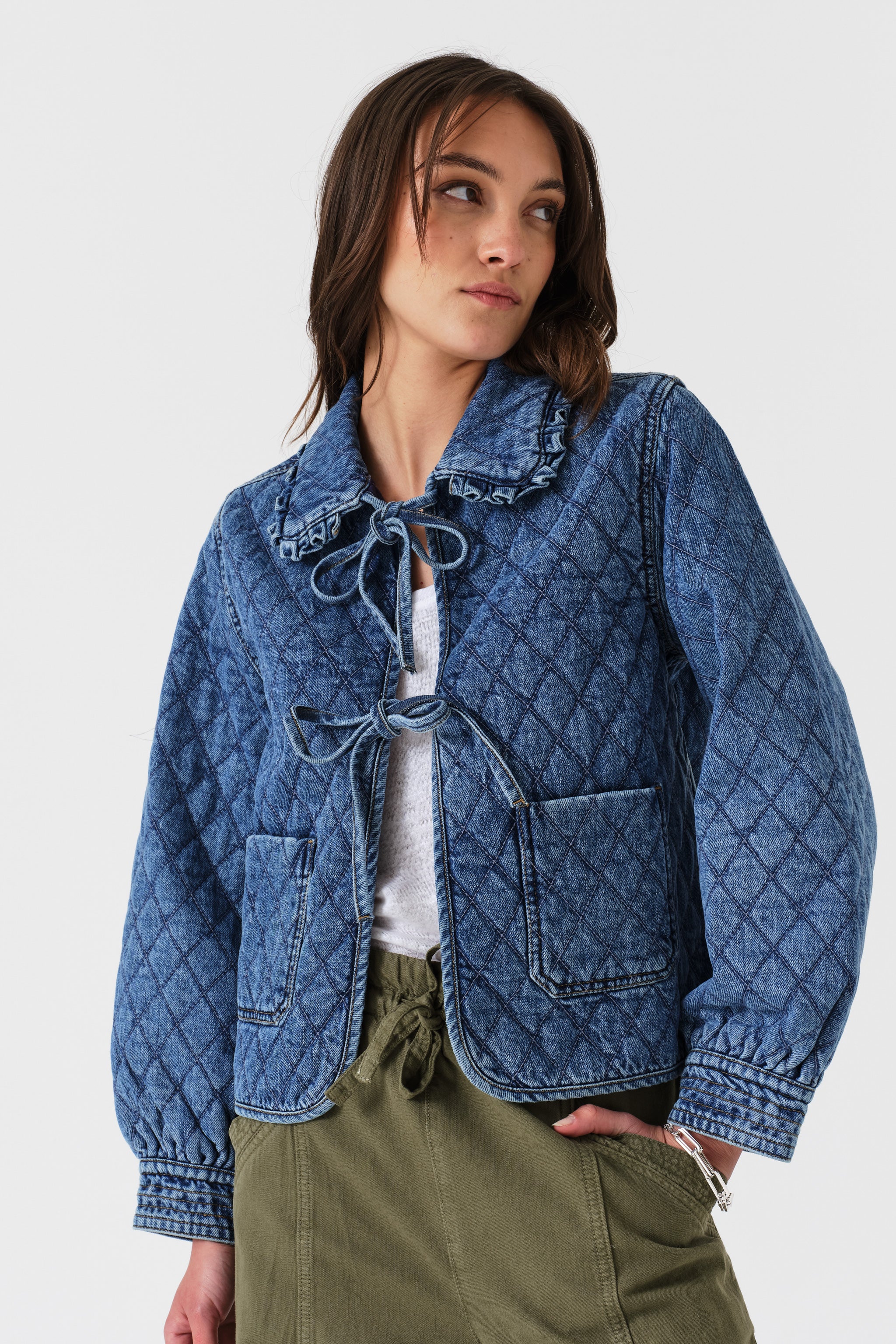 Heidi Jacket in Dark Weekender - seventy + mochi