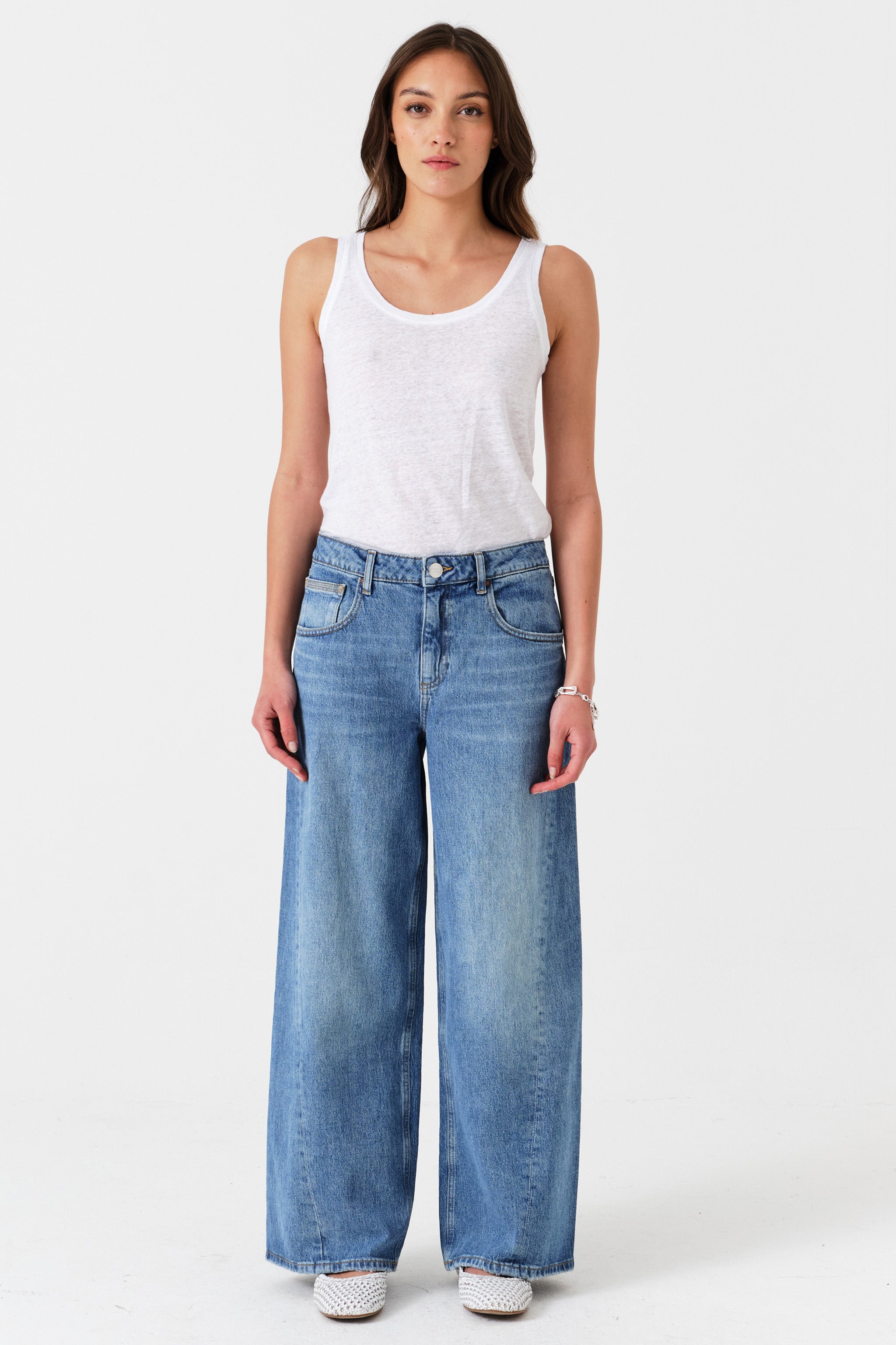 Gracie Twisted Jean in Rodeo Vintage - seventy + mochi