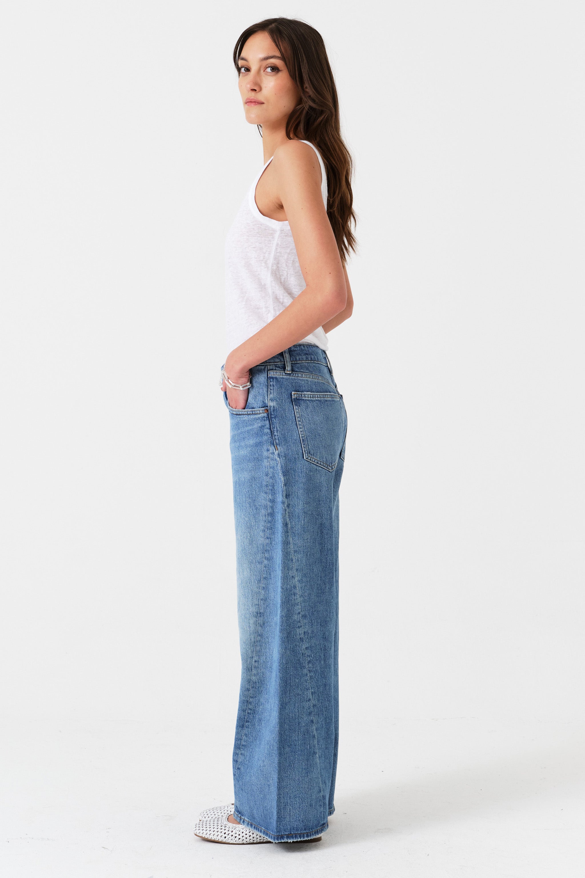 Gracie Twisted Jean in Rodeo Vintage - seventy + mochi