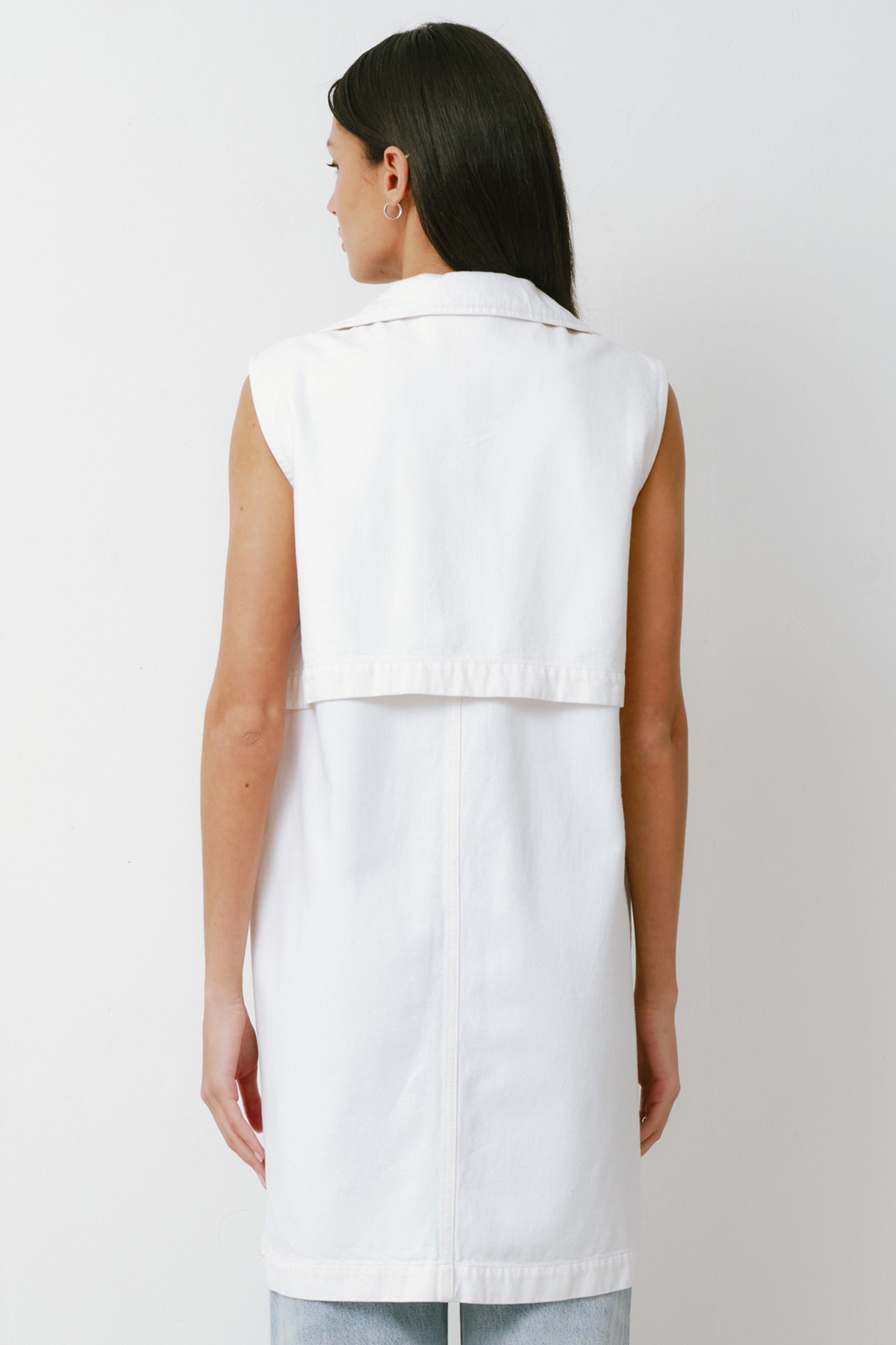 Kaia Blazer in White - seventy + mochi