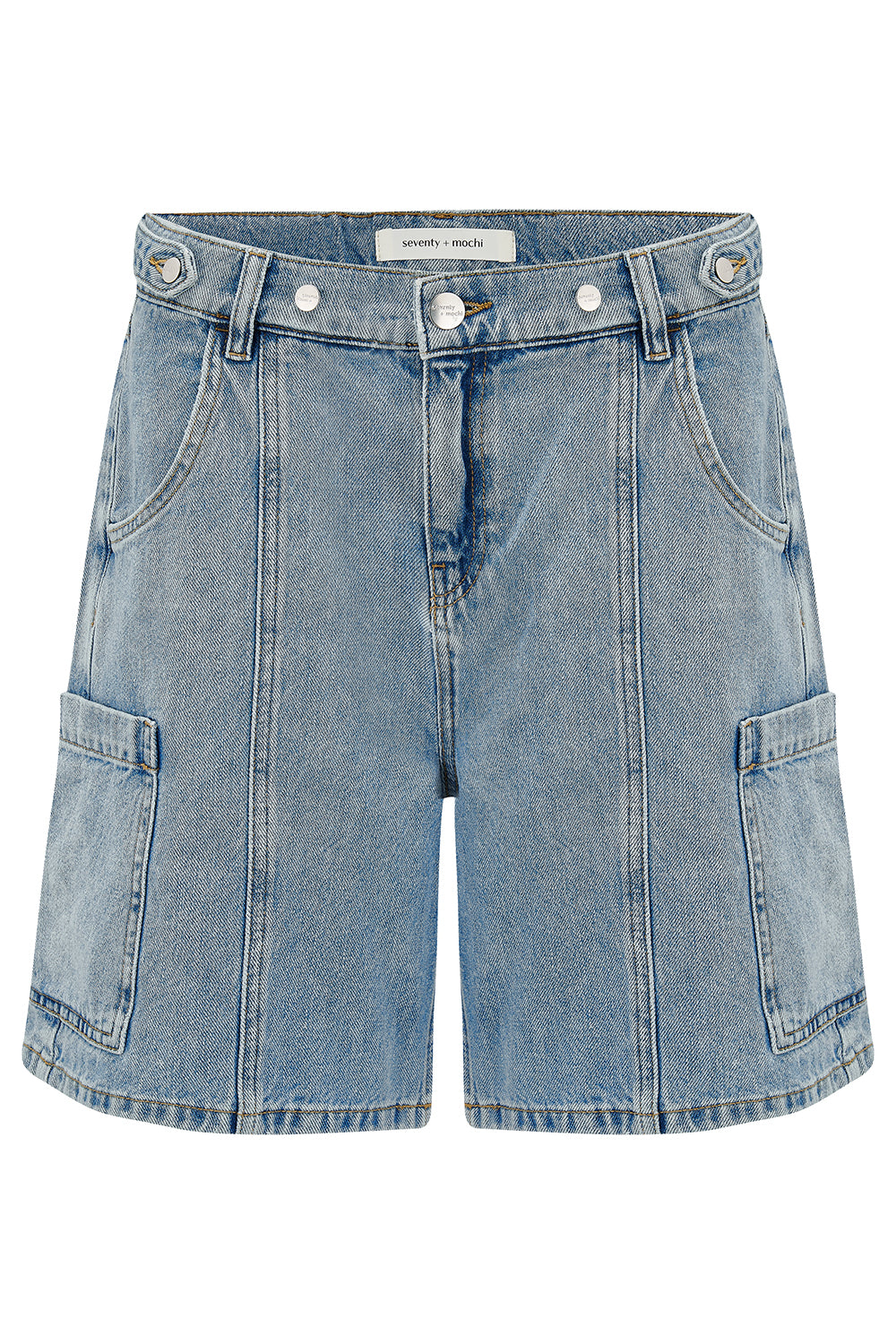 Ali Denim Board Short in Weekender - seventy + mochi