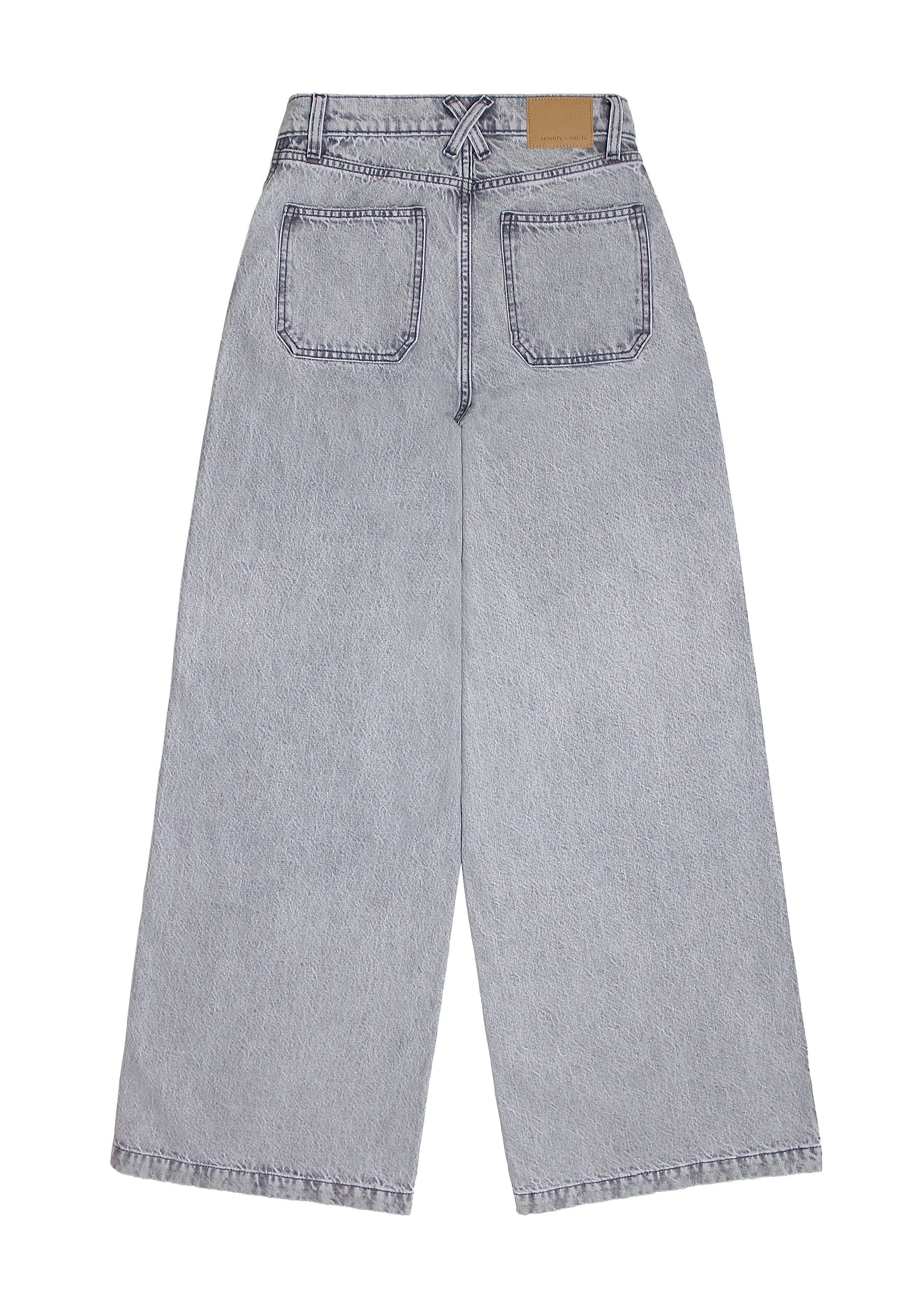 Bay Wide Leg Jean in Silver Lining - seventy + mochi