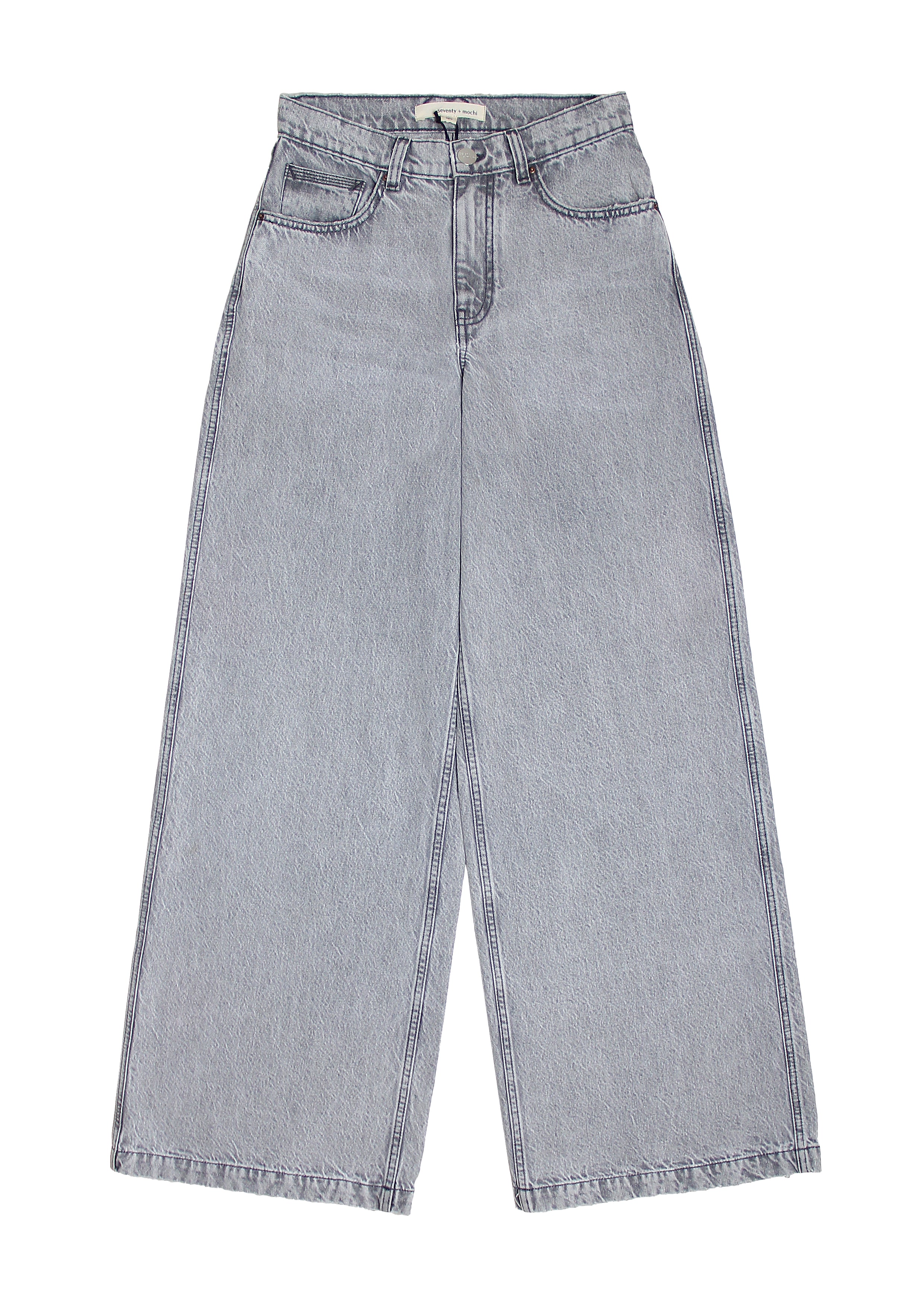 Bay Wide Leg Jean in Silver Lining - seventy + mochi