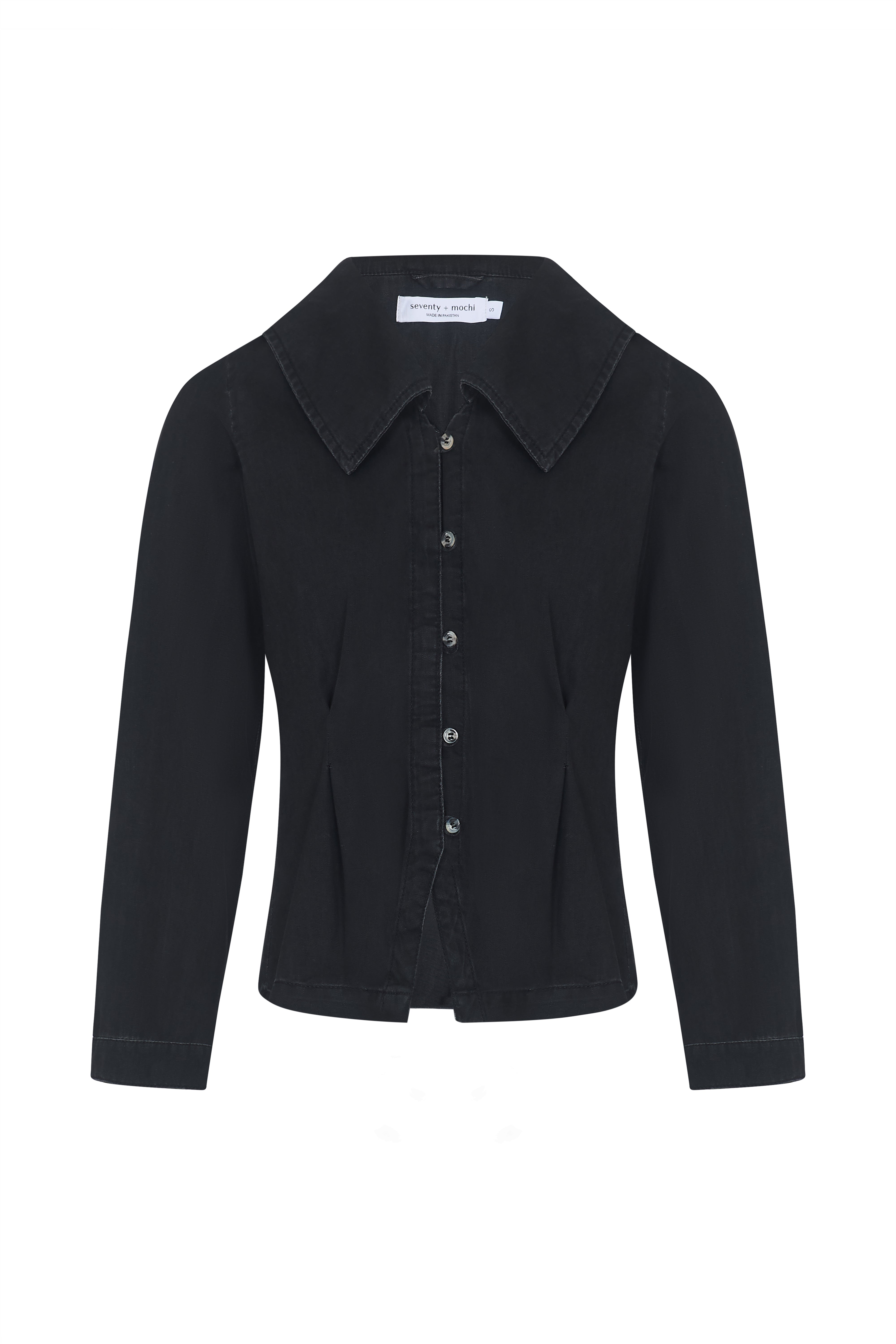 Bette Button Up Denim Shirt in Fairbanks