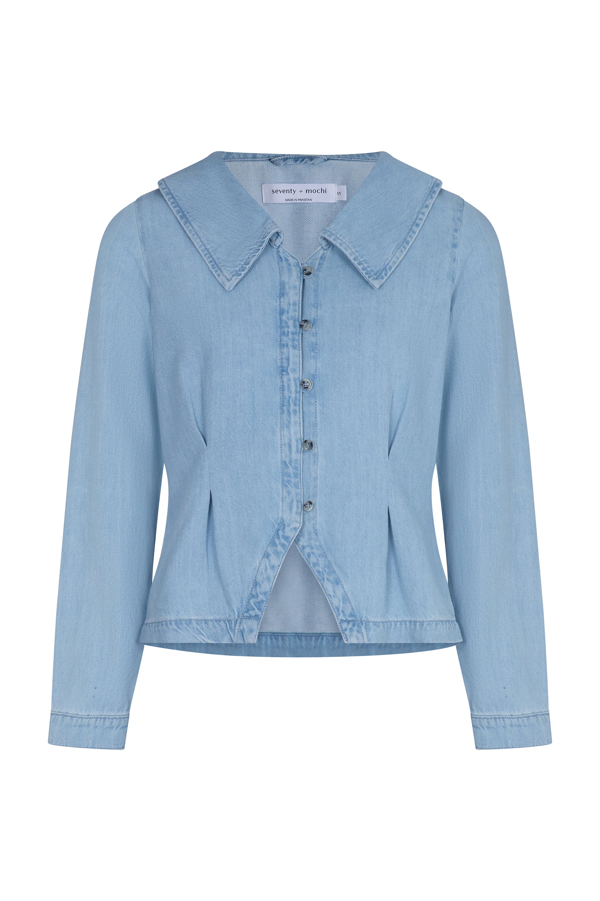 Bette Button Up Denim Shirt in Austin