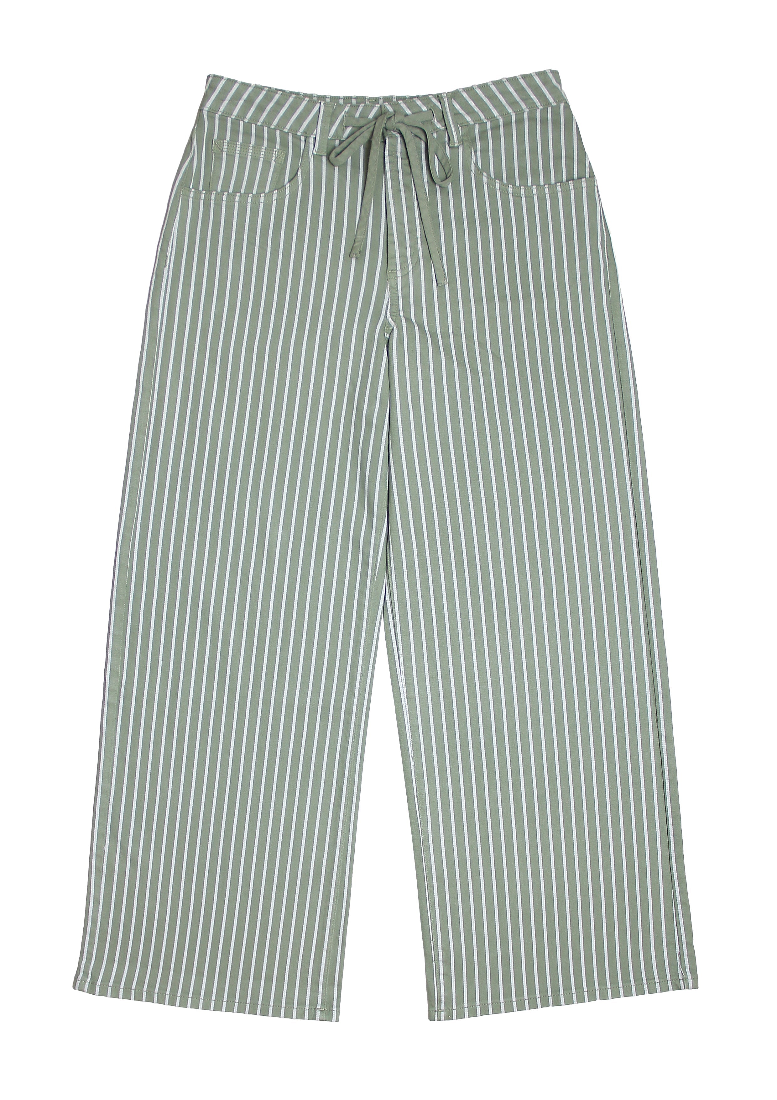Blake Jean in Moss Wide Stripe - seventy + mochi