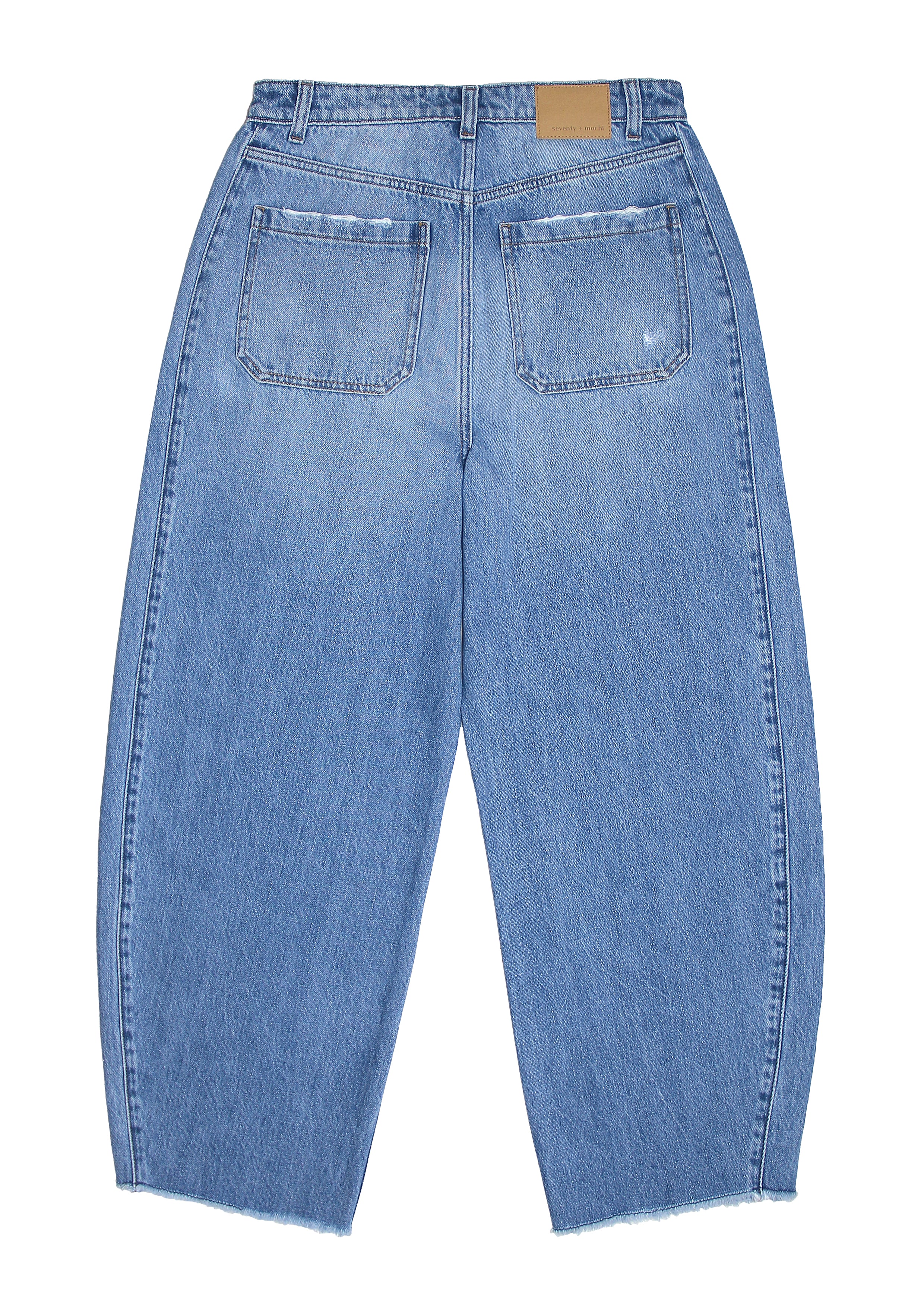 Bo Jean in Destroyed Dark Weekender - seventy + mochi