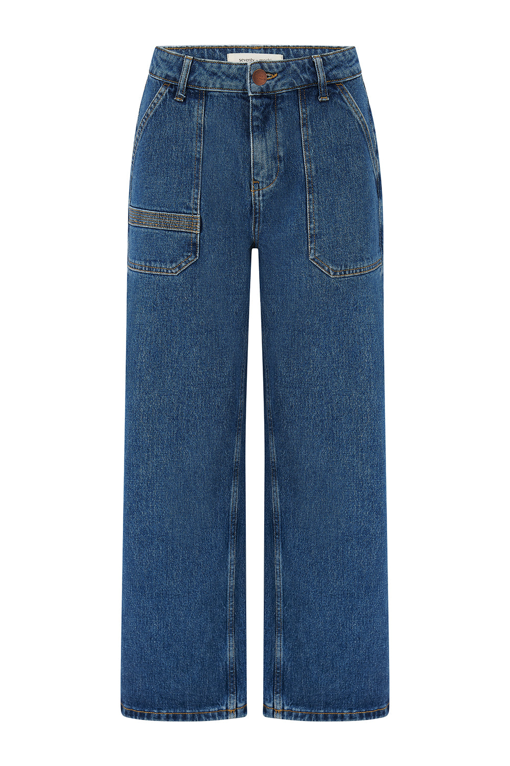 Elodie Cropped Jean in Voyager Vintage - seventy + mochi