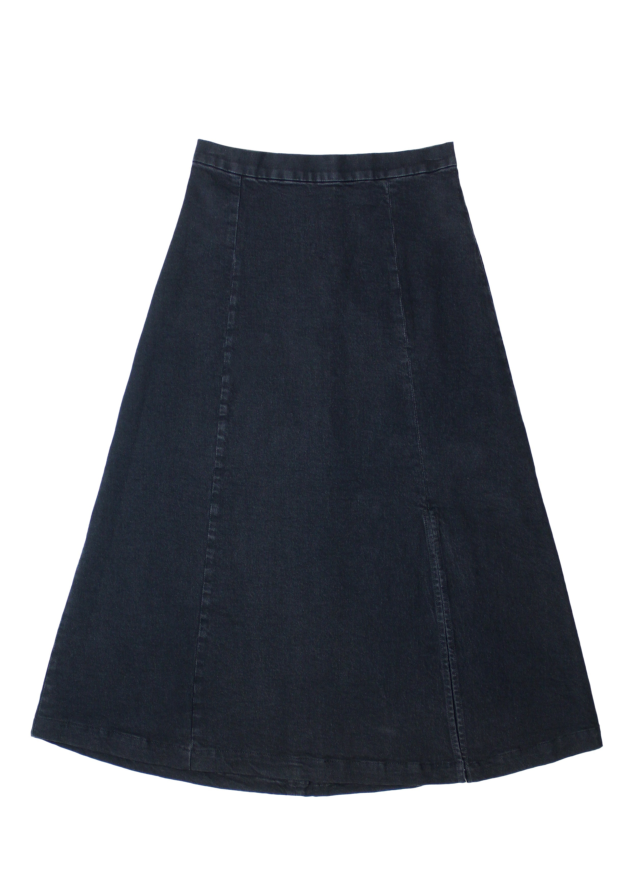 Faye Slip Skirt in Vintage Black - seventy + mochi