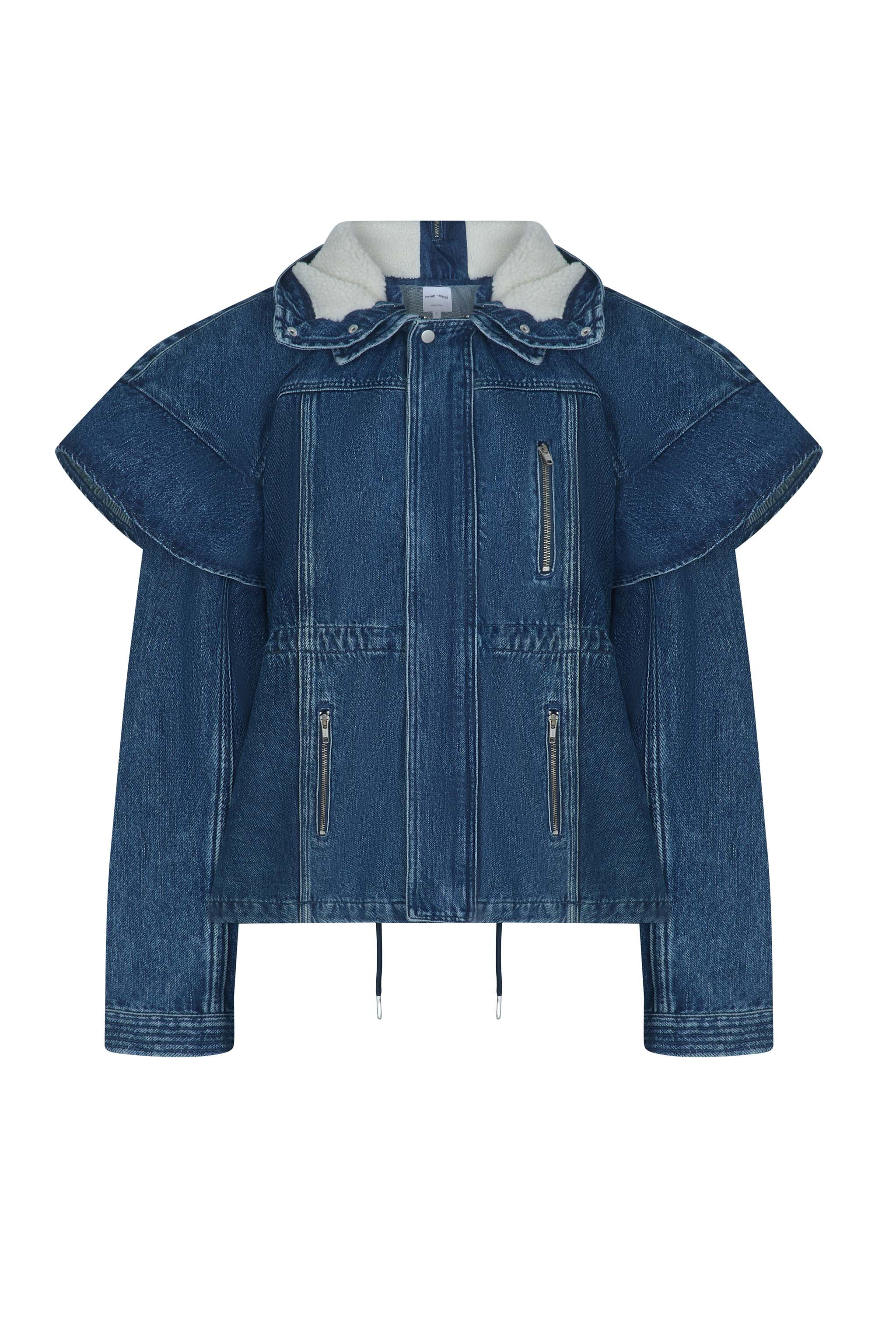 Finn Denim Jacket Two Tone in Phoenix