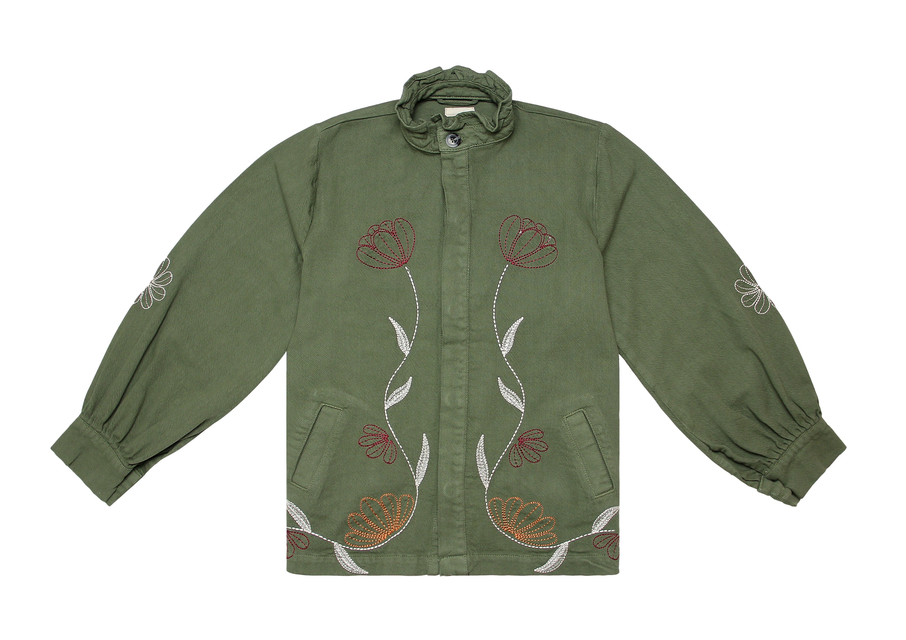 Flor Pablo Jacket in Khaki - seventy + mochi