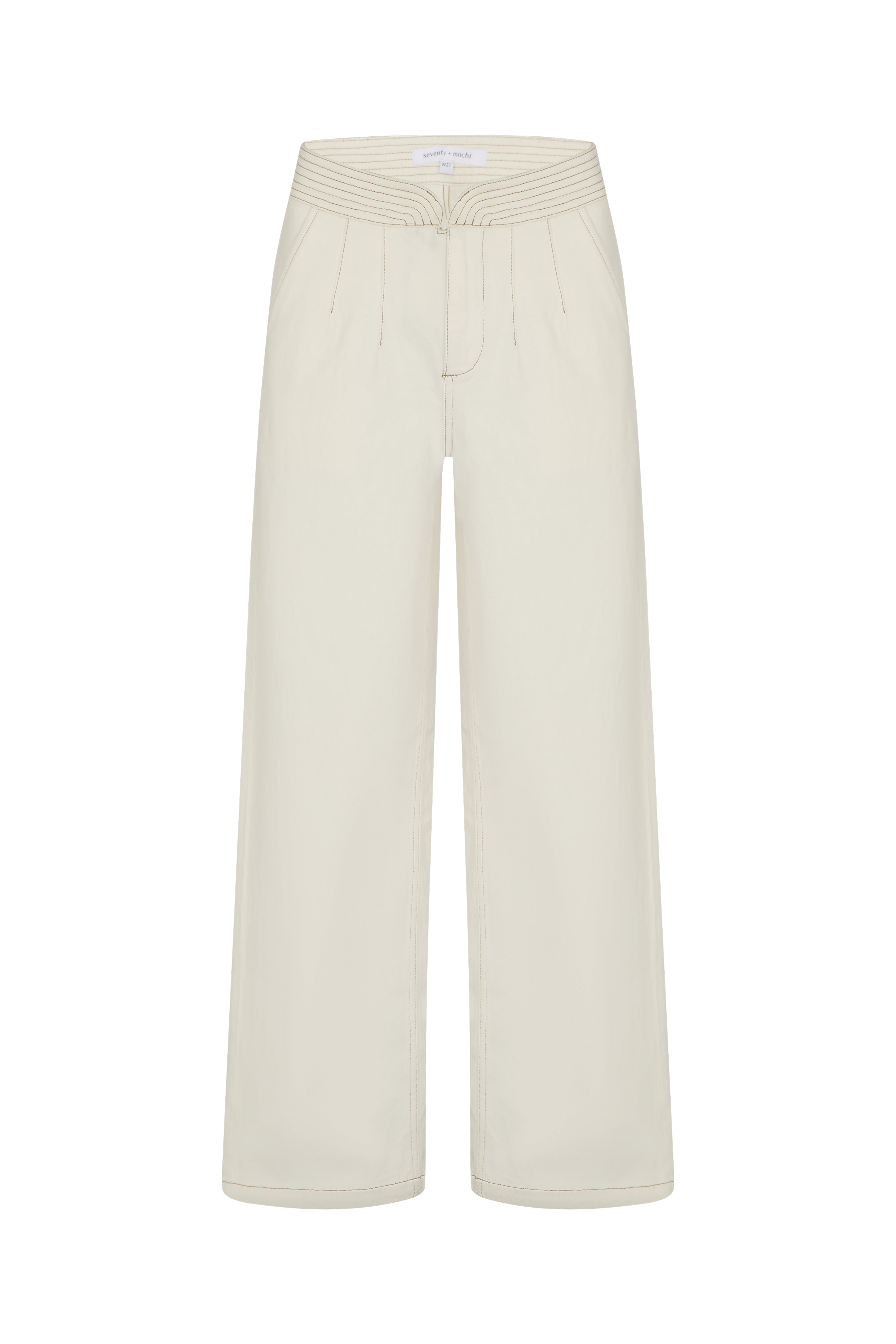 Maia Jean In Ecru - seventy + mochi