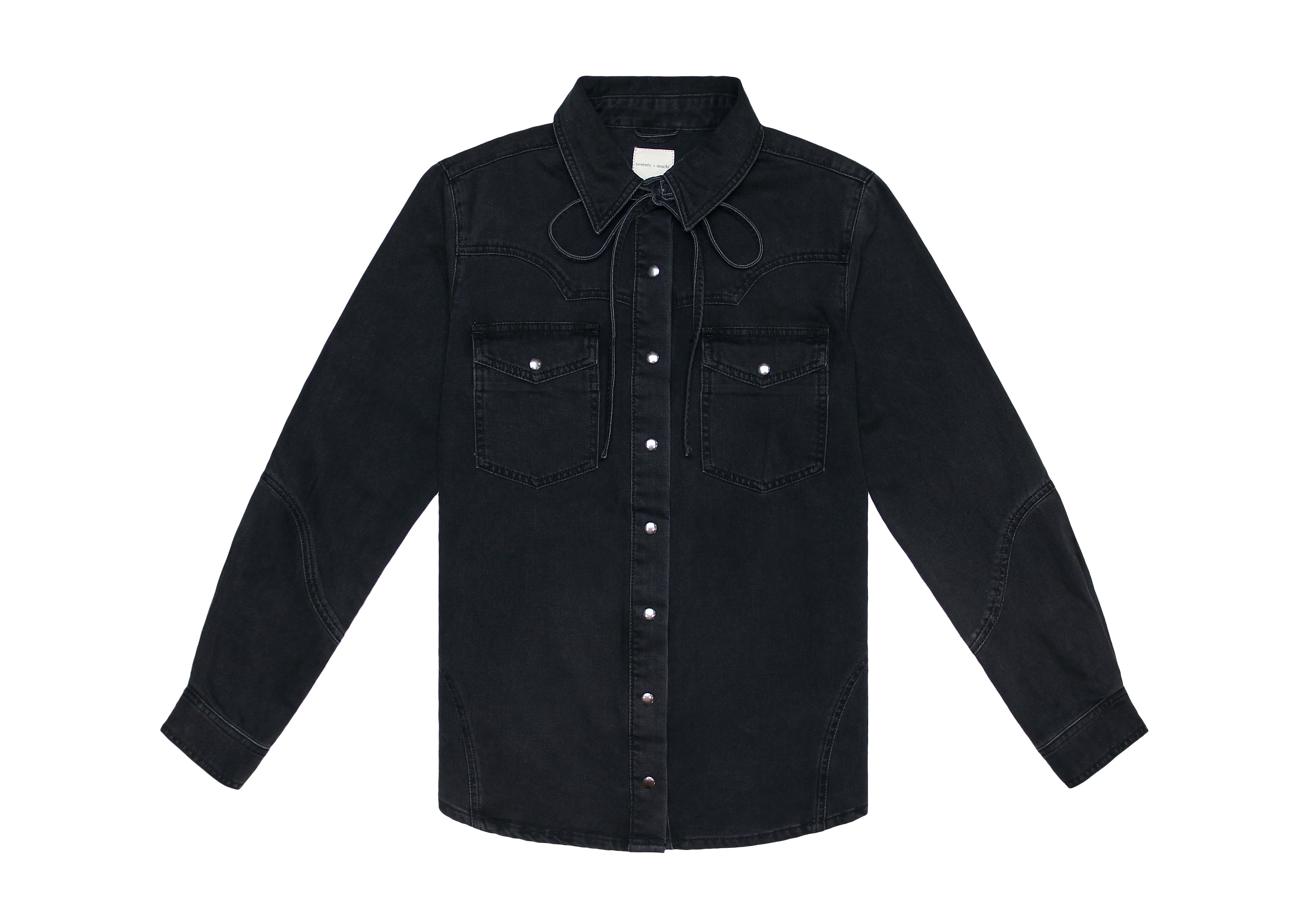 Mia Shirt in Vintage Black - seventy + mochi