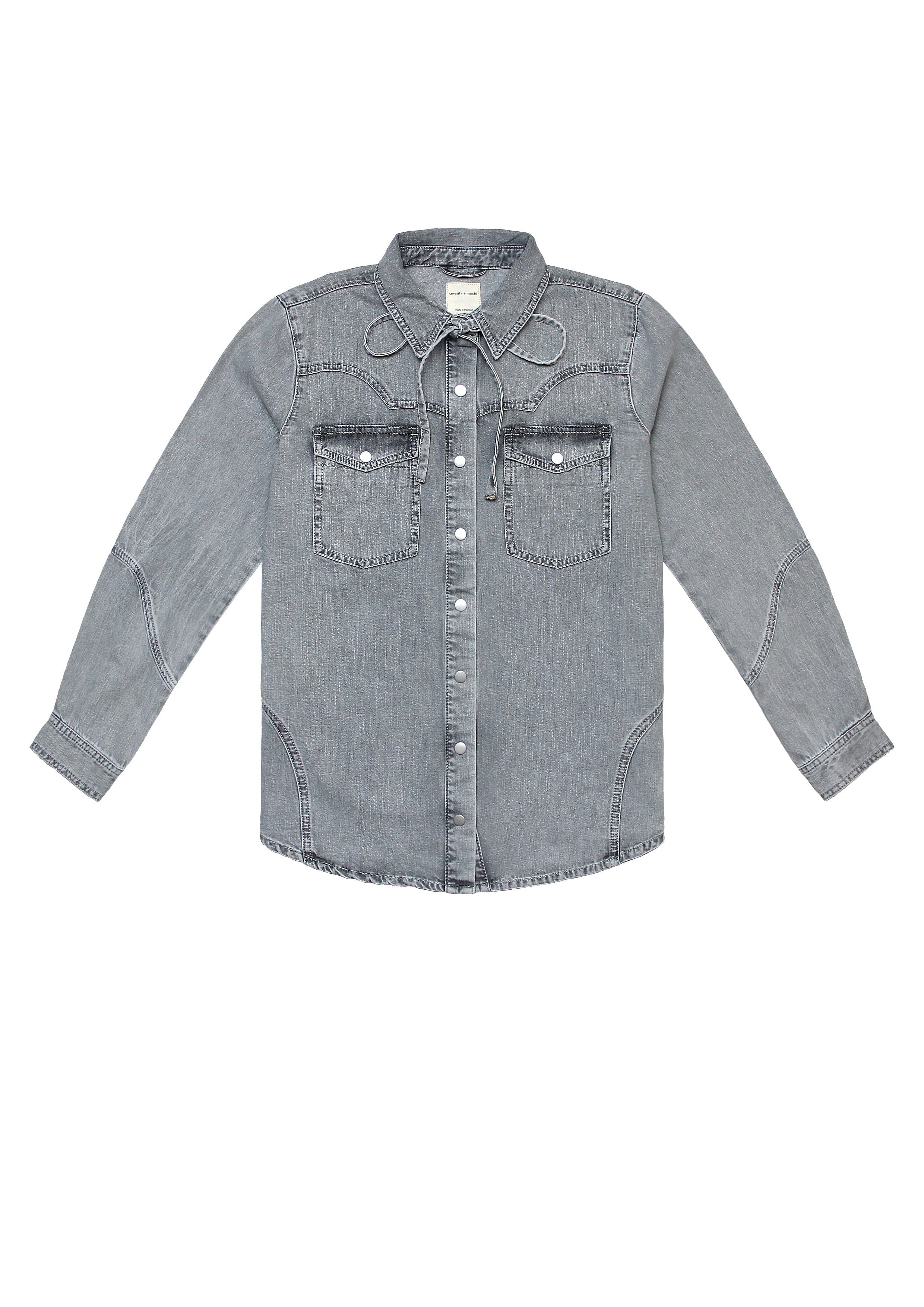 Mia Shirt in Silver Lining - seventy + mochi