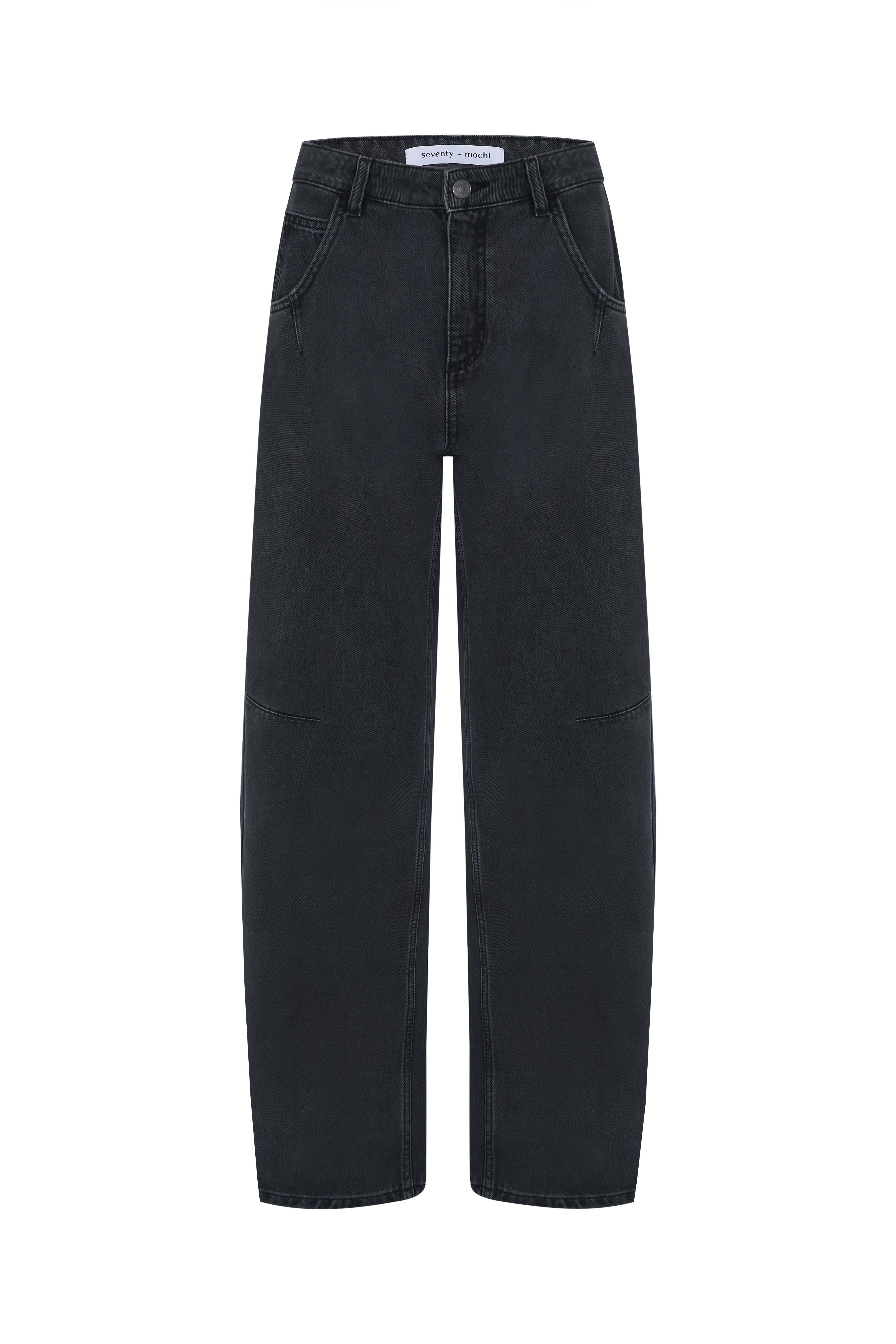 Nina Barrel Leg Jean in Raven