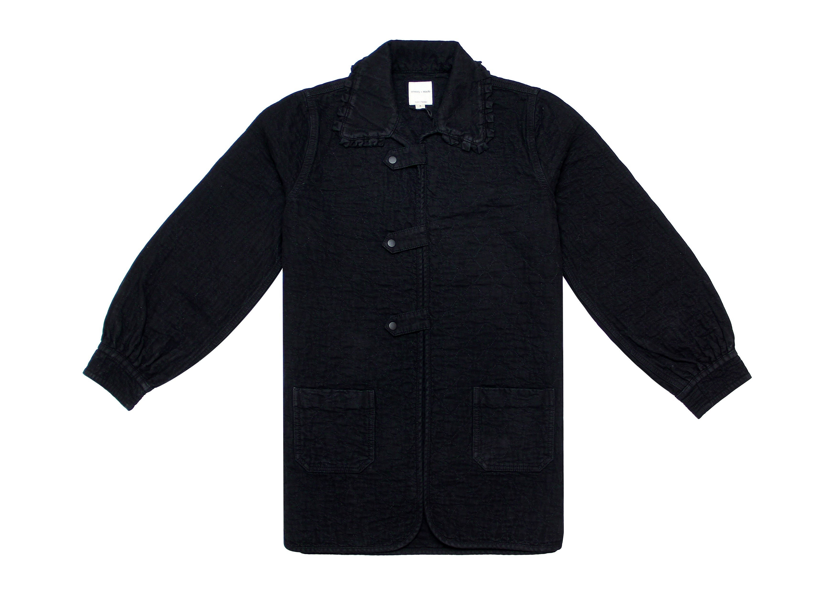 Pippa Chore Jacket in Black - seventy + mochi