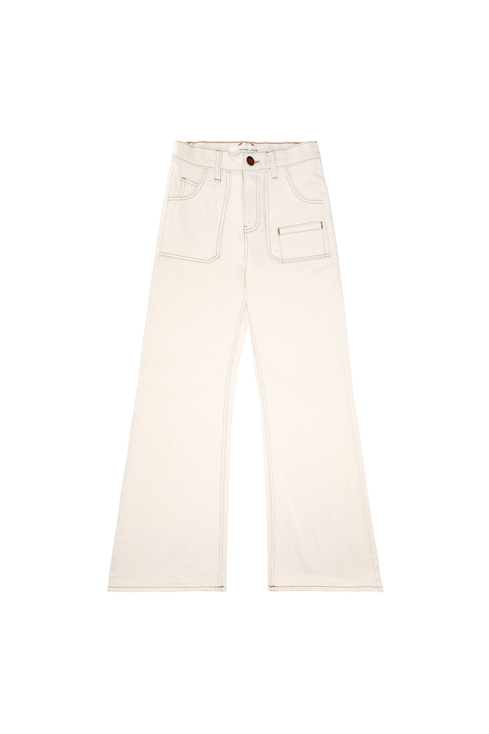 Queenie Jean in Ecru Denim - seventy + mochi