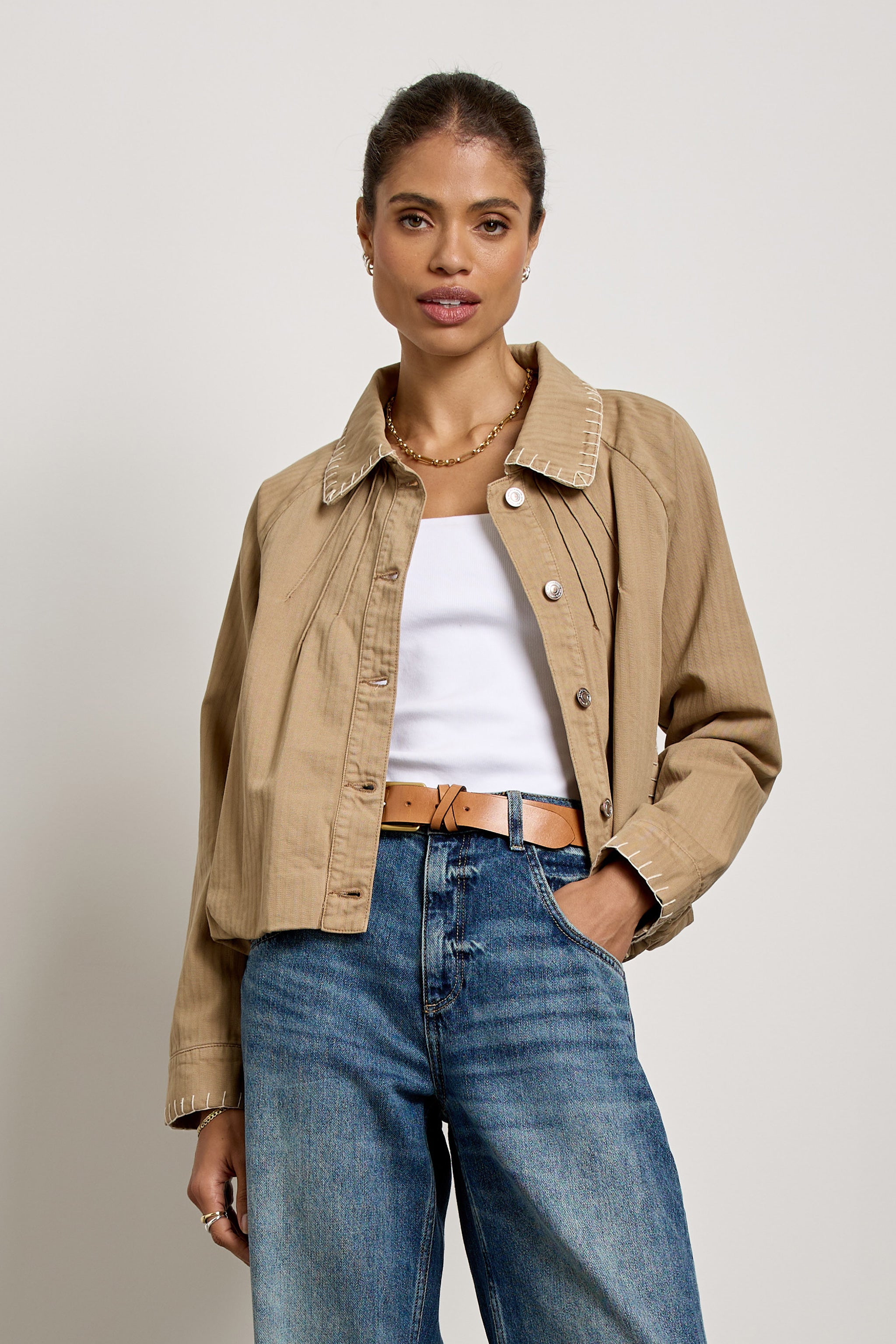 Sia Jacket In Desert Sand