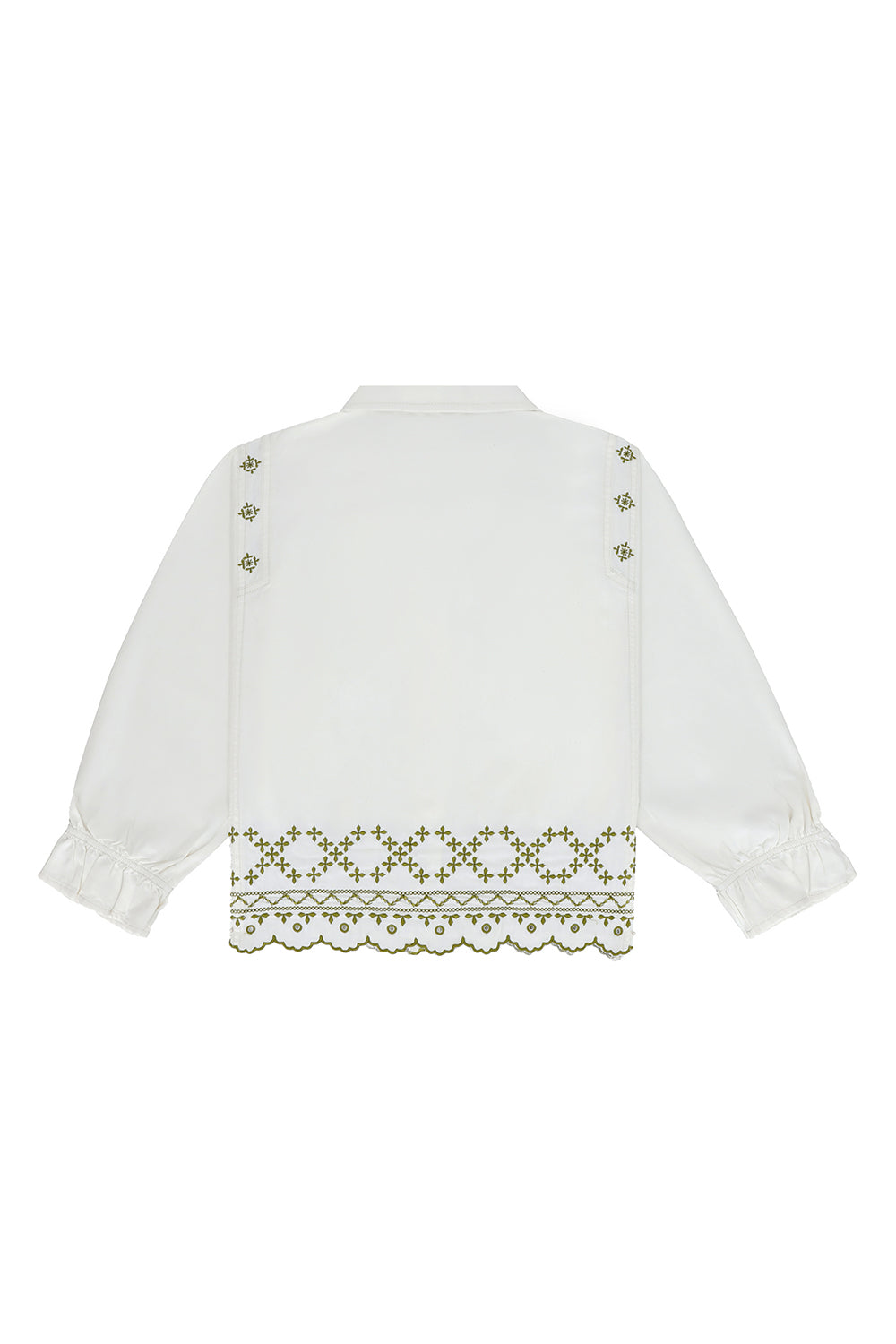 Sophie Shirt in Ecru Denim - seventy + mochi