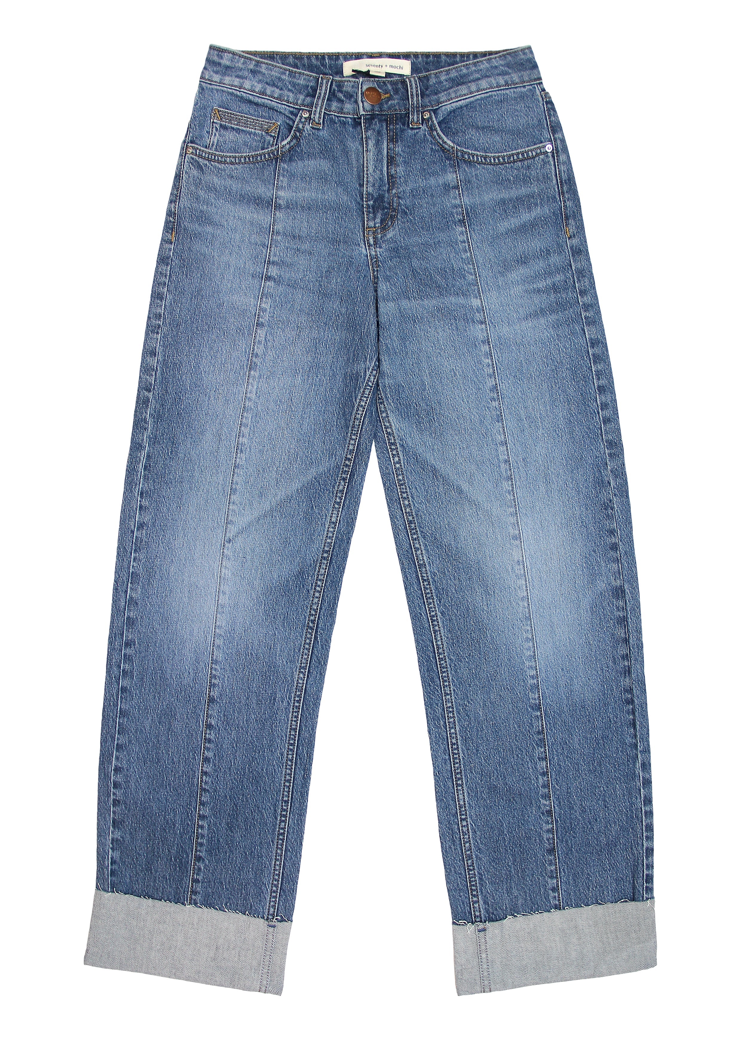 Stevie Turn Up Jean in Arizona Vintage - seventy + mochi