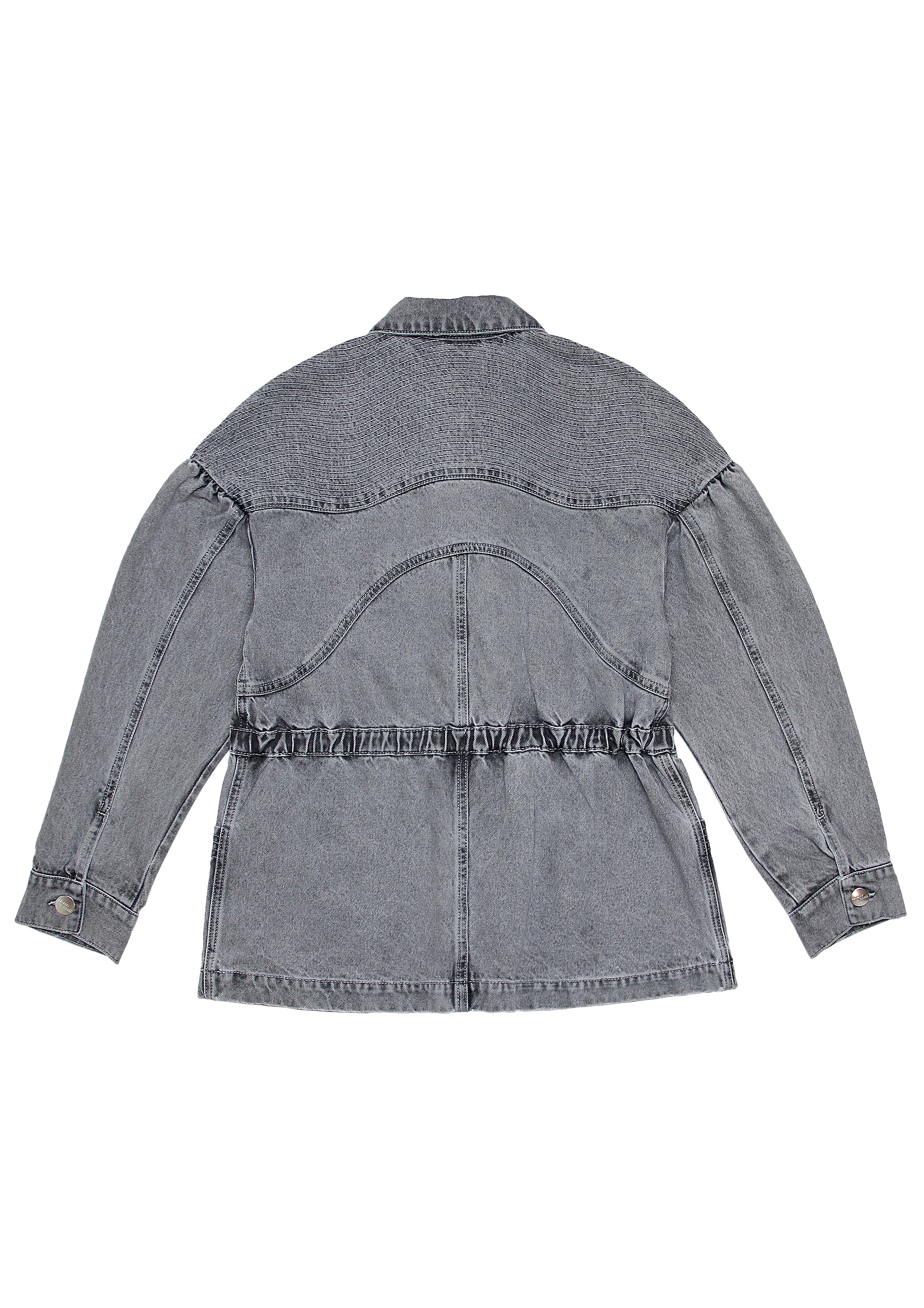 Zaha Jacket in Steel - seventy + mochi