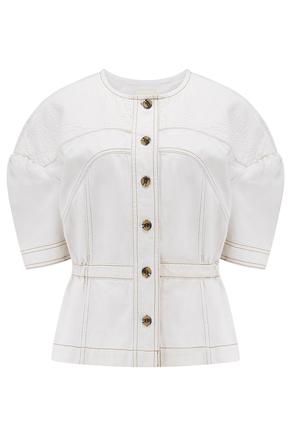 Zaha Top in White - seventy + mochi