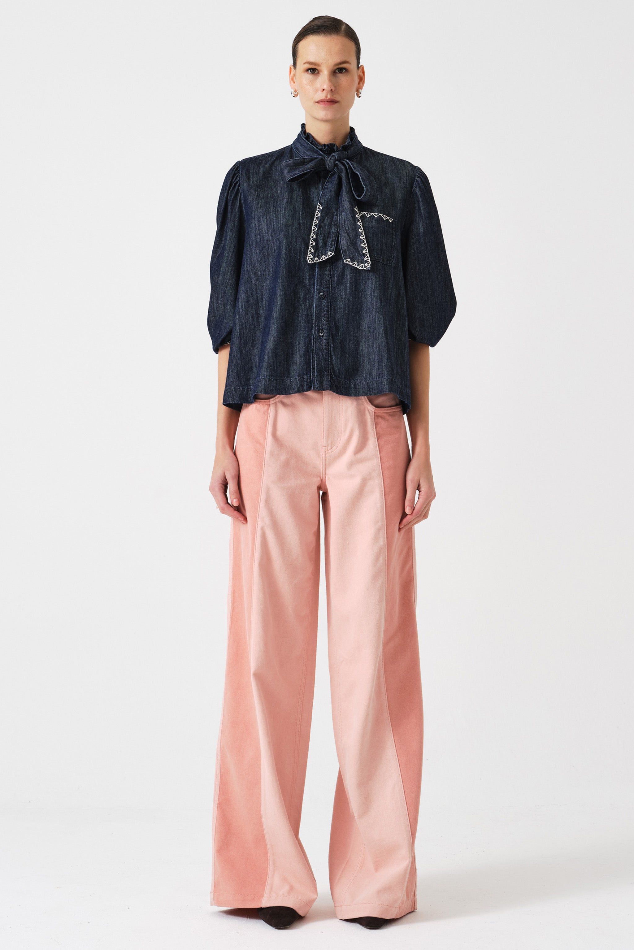 Bay Jean Two Tone in Powder Pink