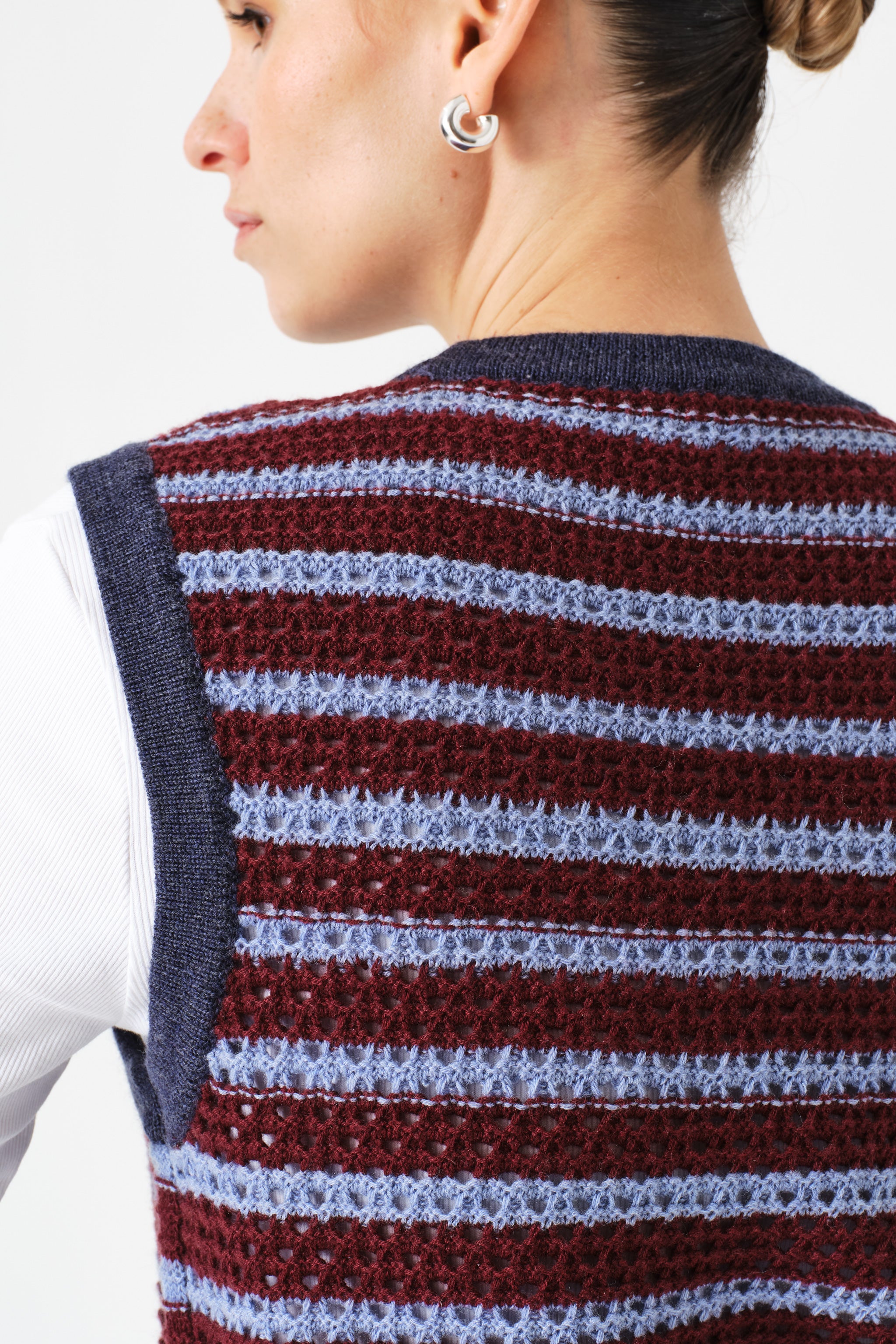 Bennie Vest in Mulberry