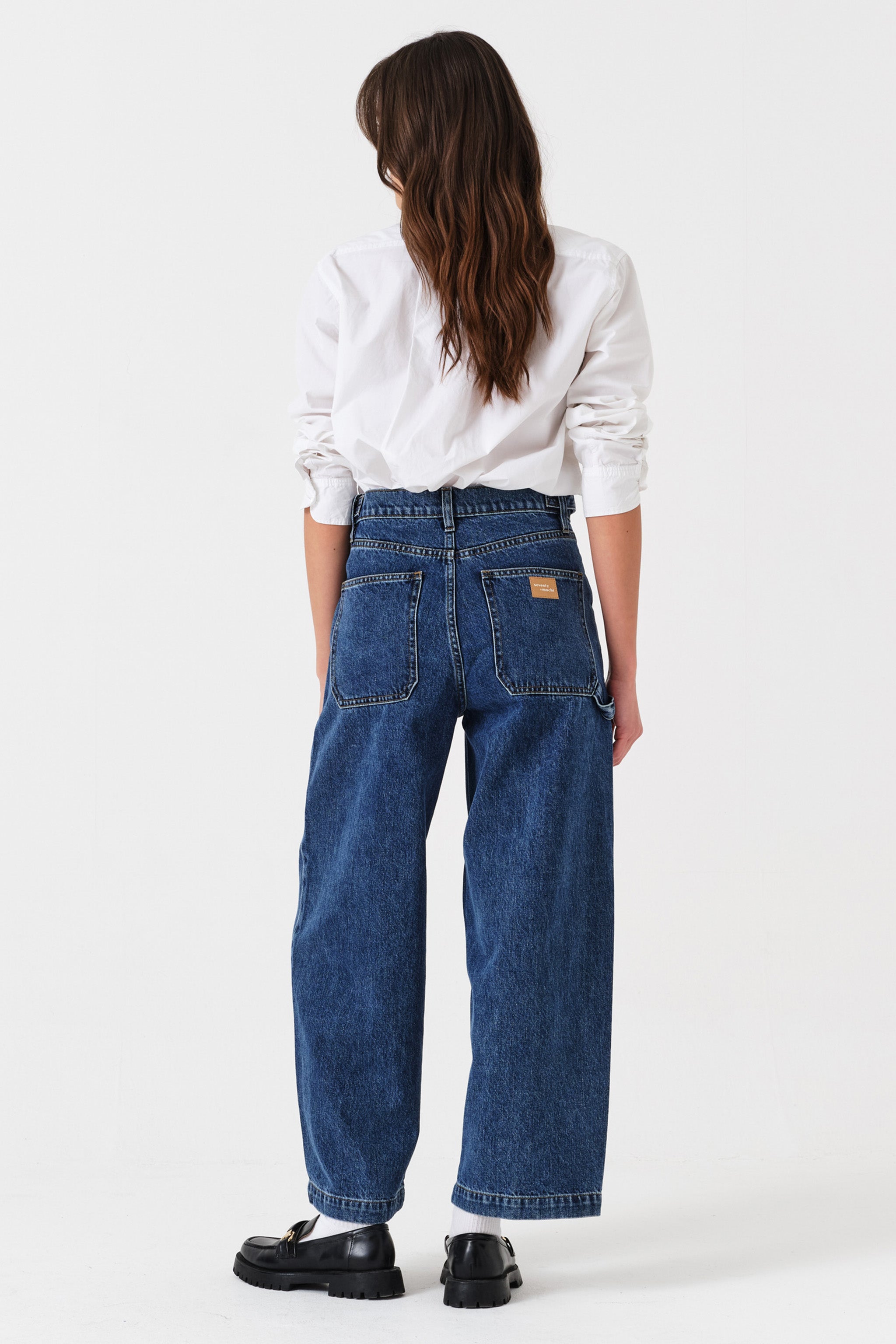 Cami Wide Barrel Leg Jean in Phoenix