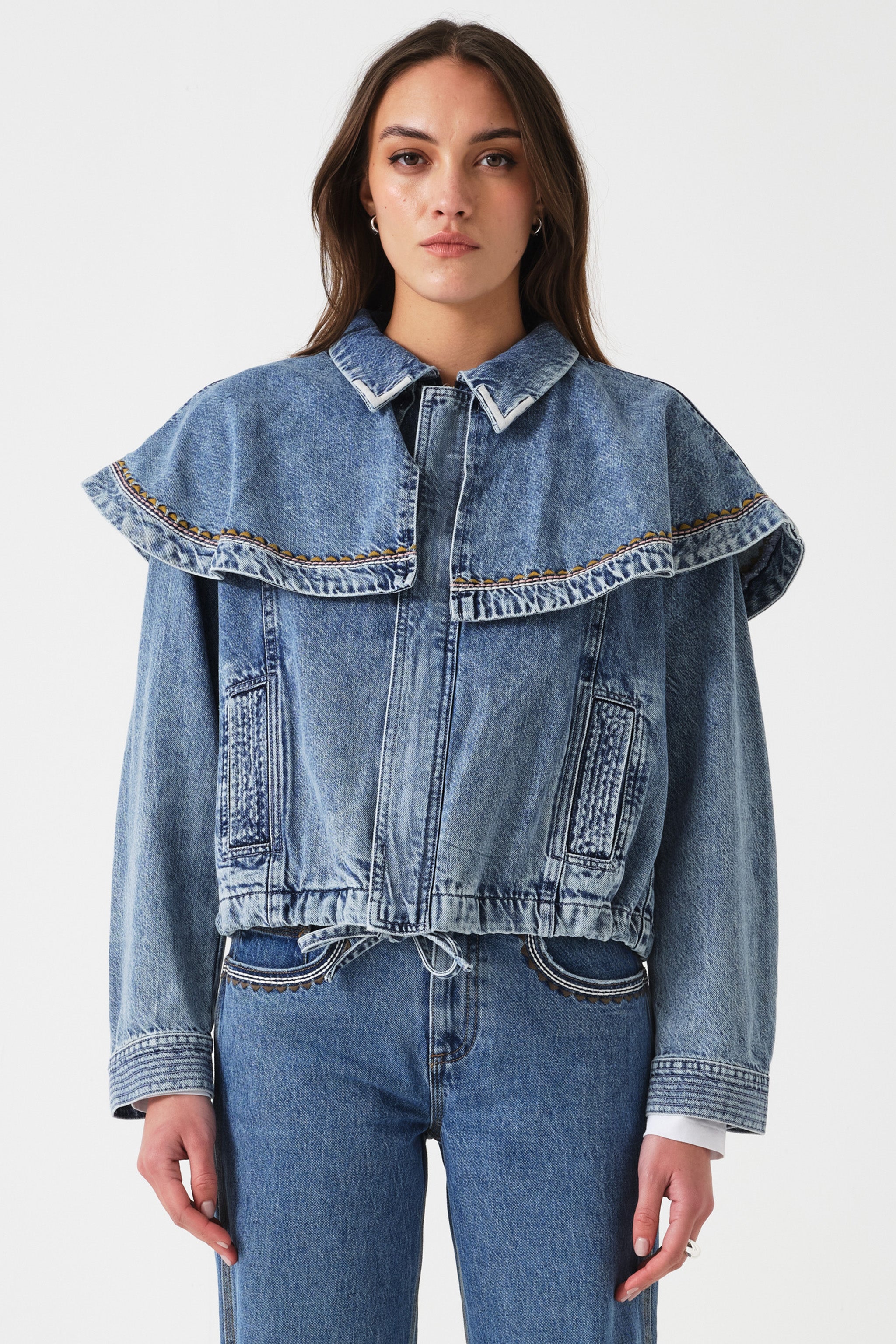 Fara Jacket in Newport