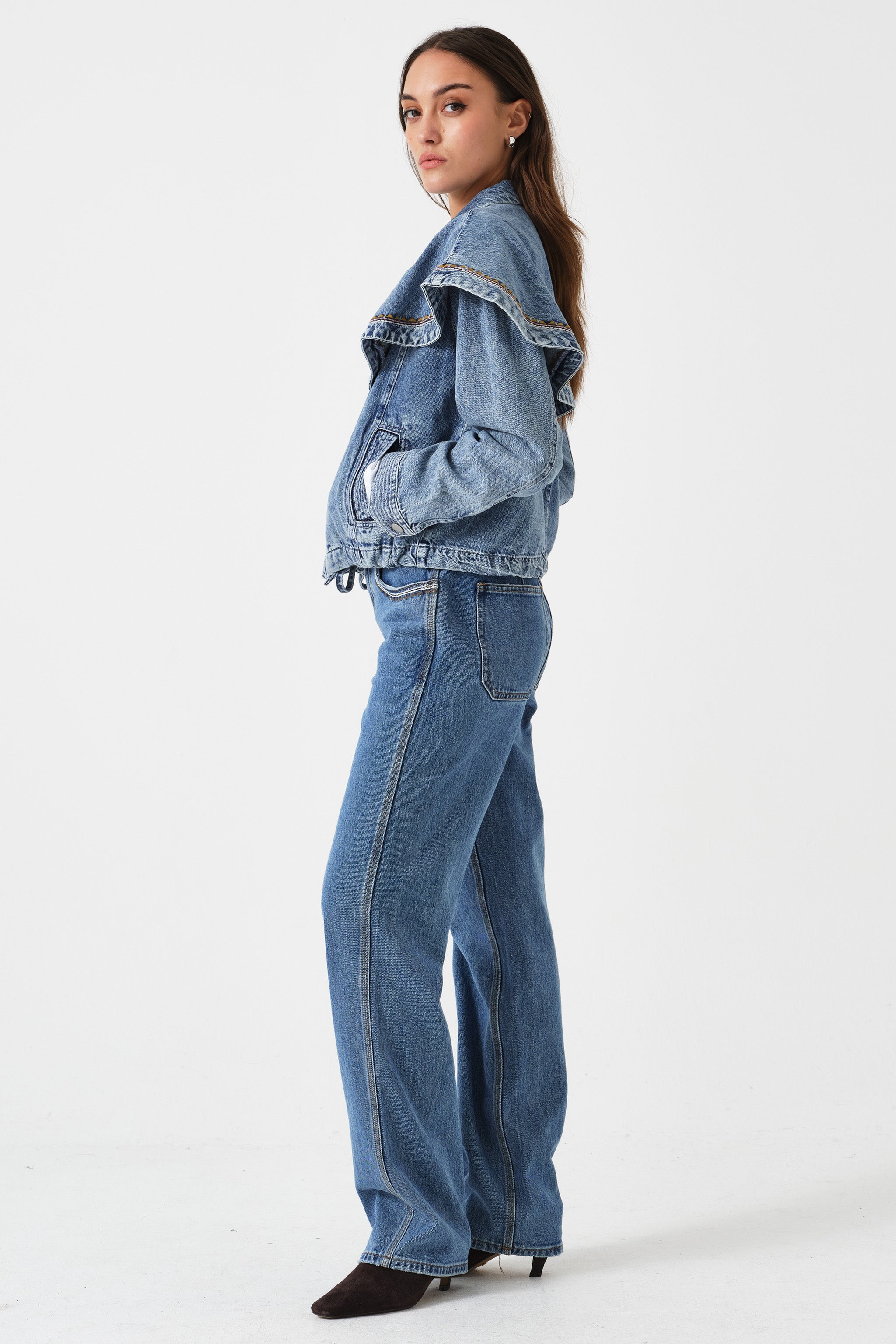 Fara Jacket in Newport