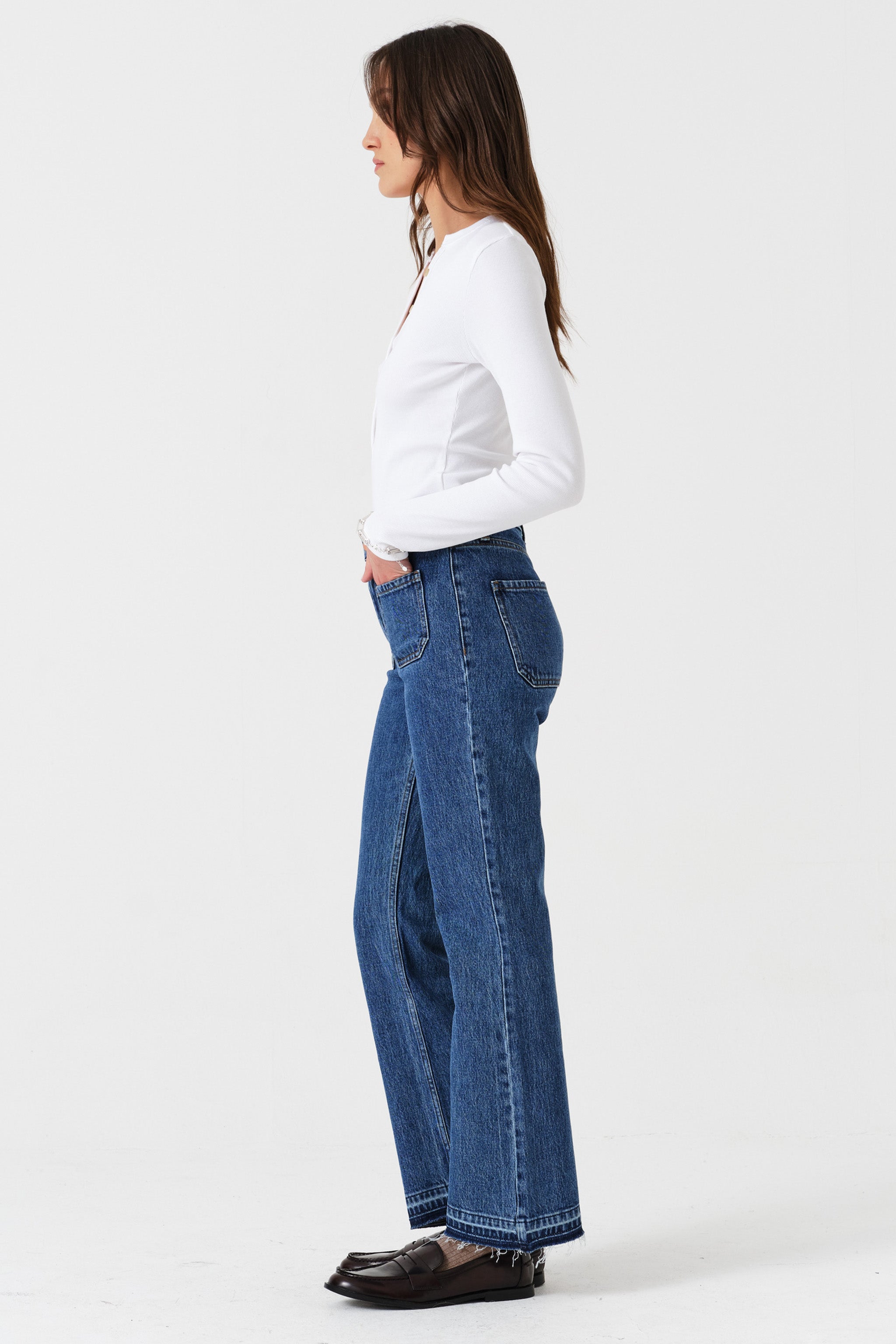 Gigi Kick Flare Jean in Napa