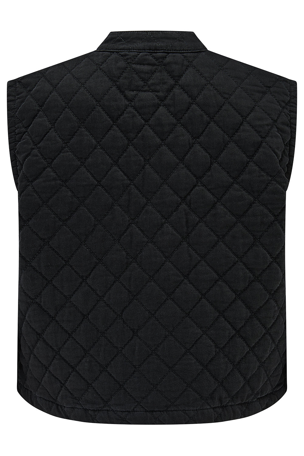 Quilted Pablo Vest in Black