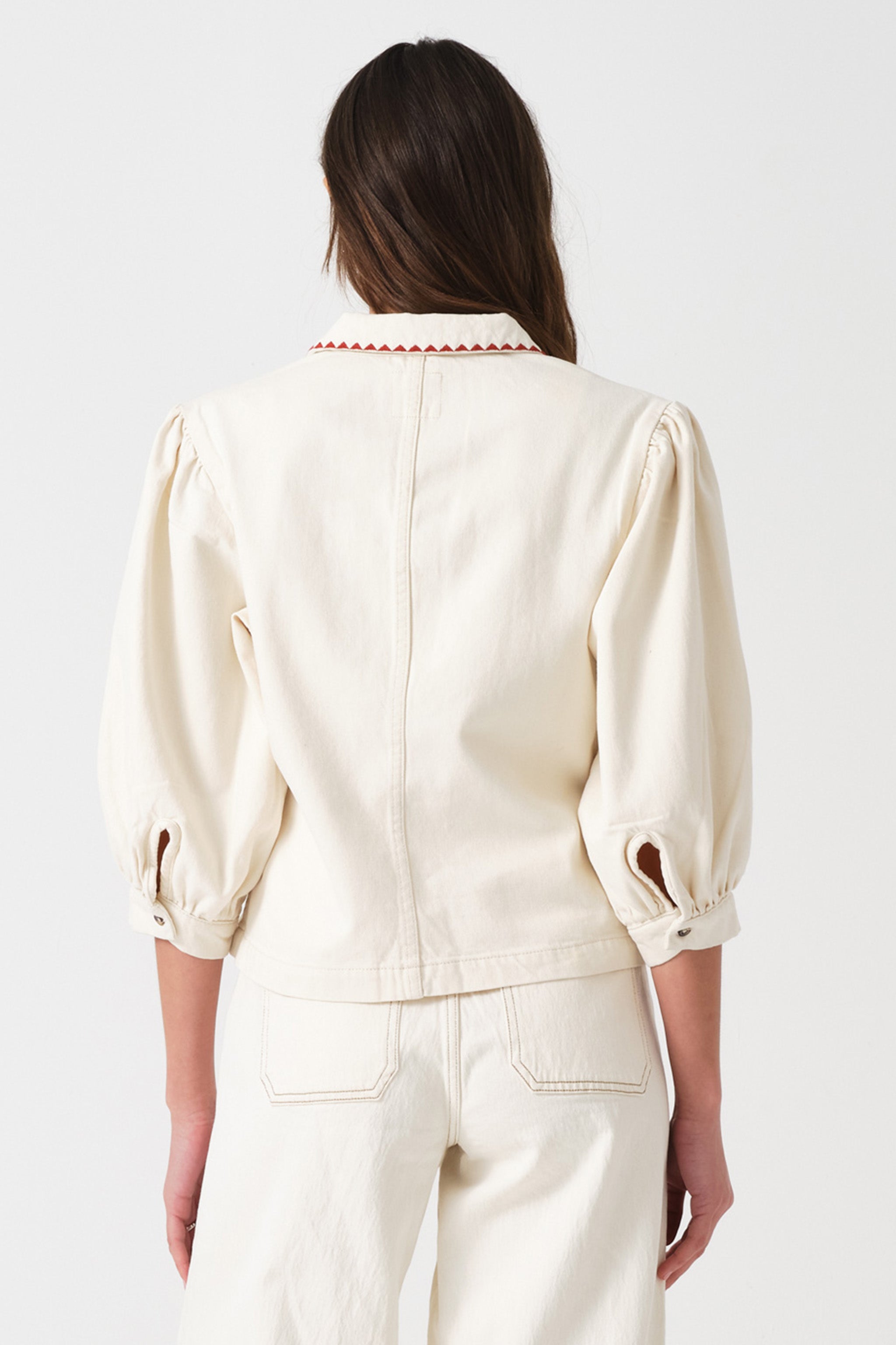 Talia Top in Ecru