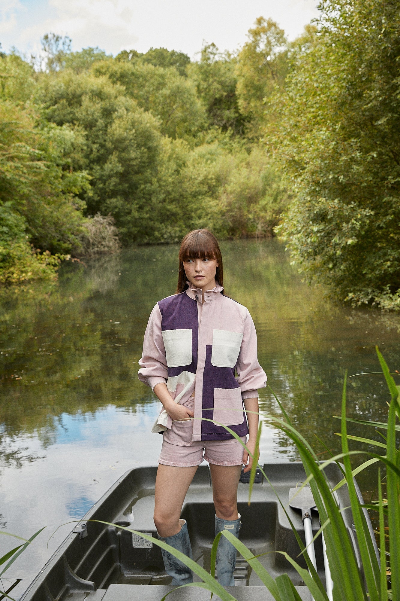 Mabel Short Patch Pocket in Dusty Rose - seventy + mochi
