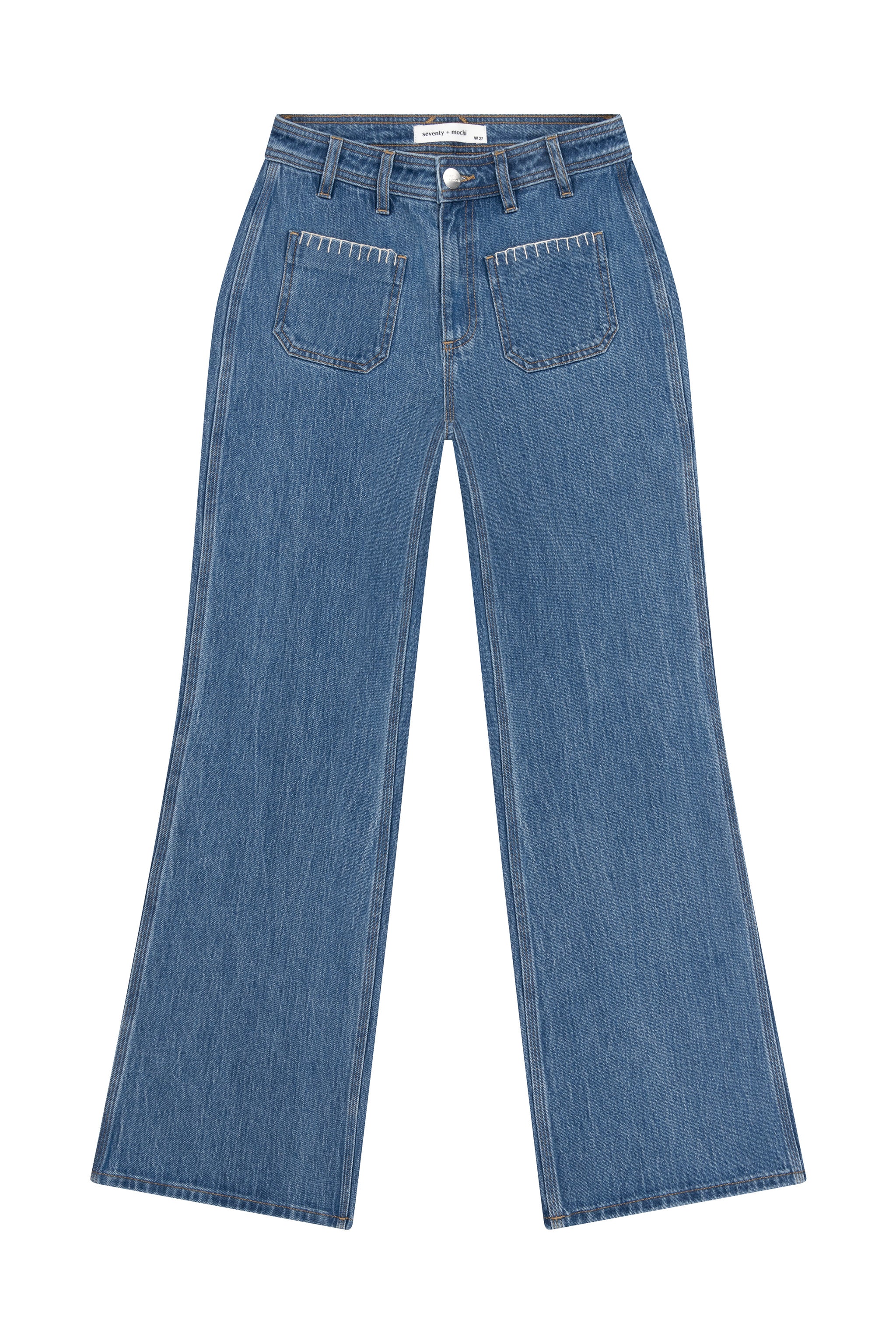 Patched Pocket Mabel Jean in Vintage Americana - seventy + mochi