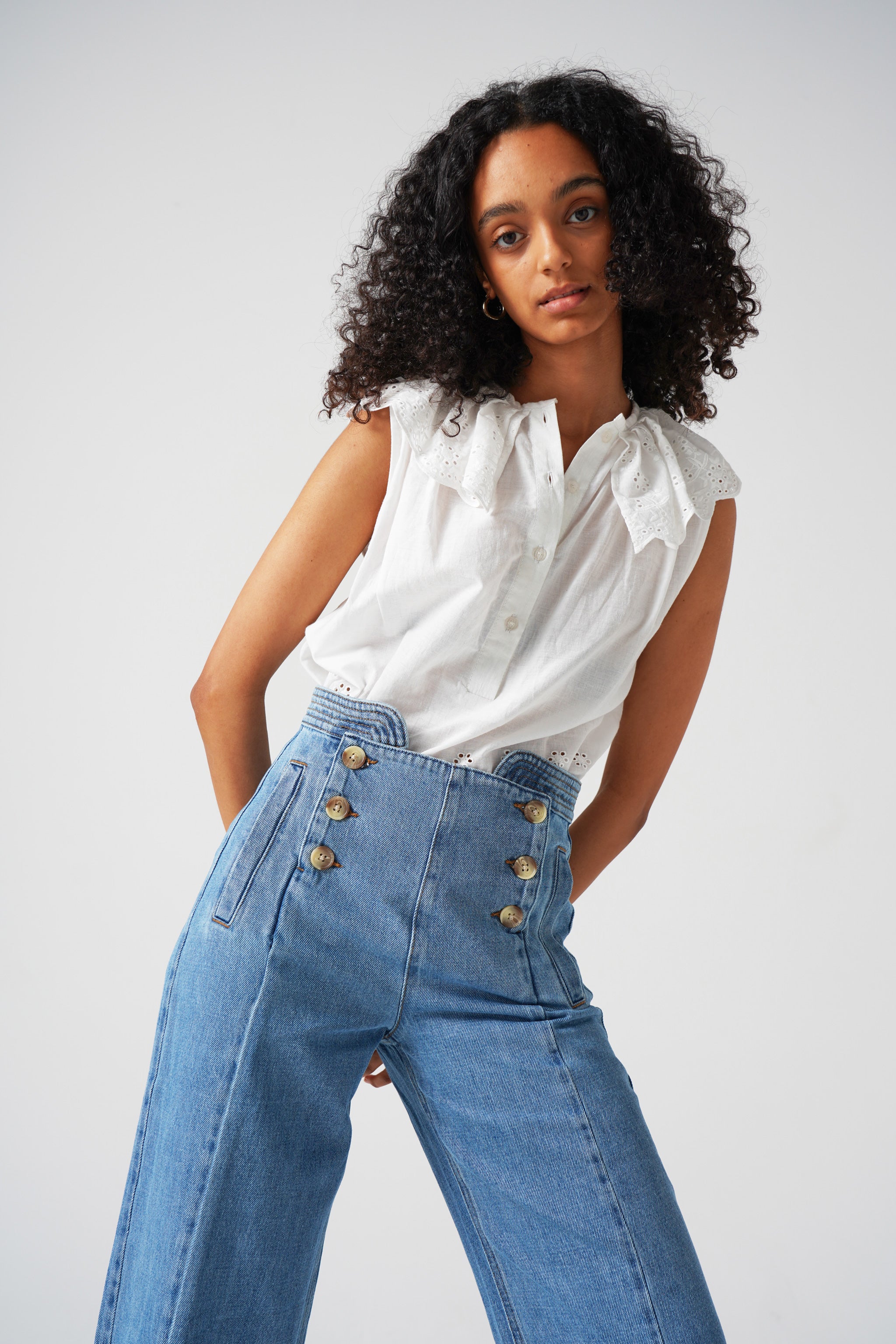 Marie Sailor Jean in Summer Vintage - seventy + mochi
