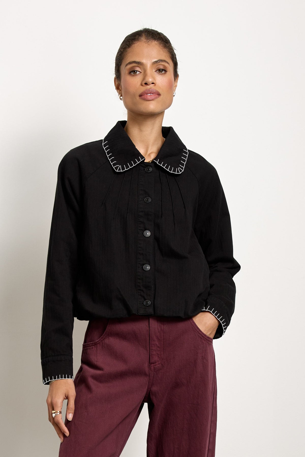 Sia Jacket  In Black - seventy + mochi