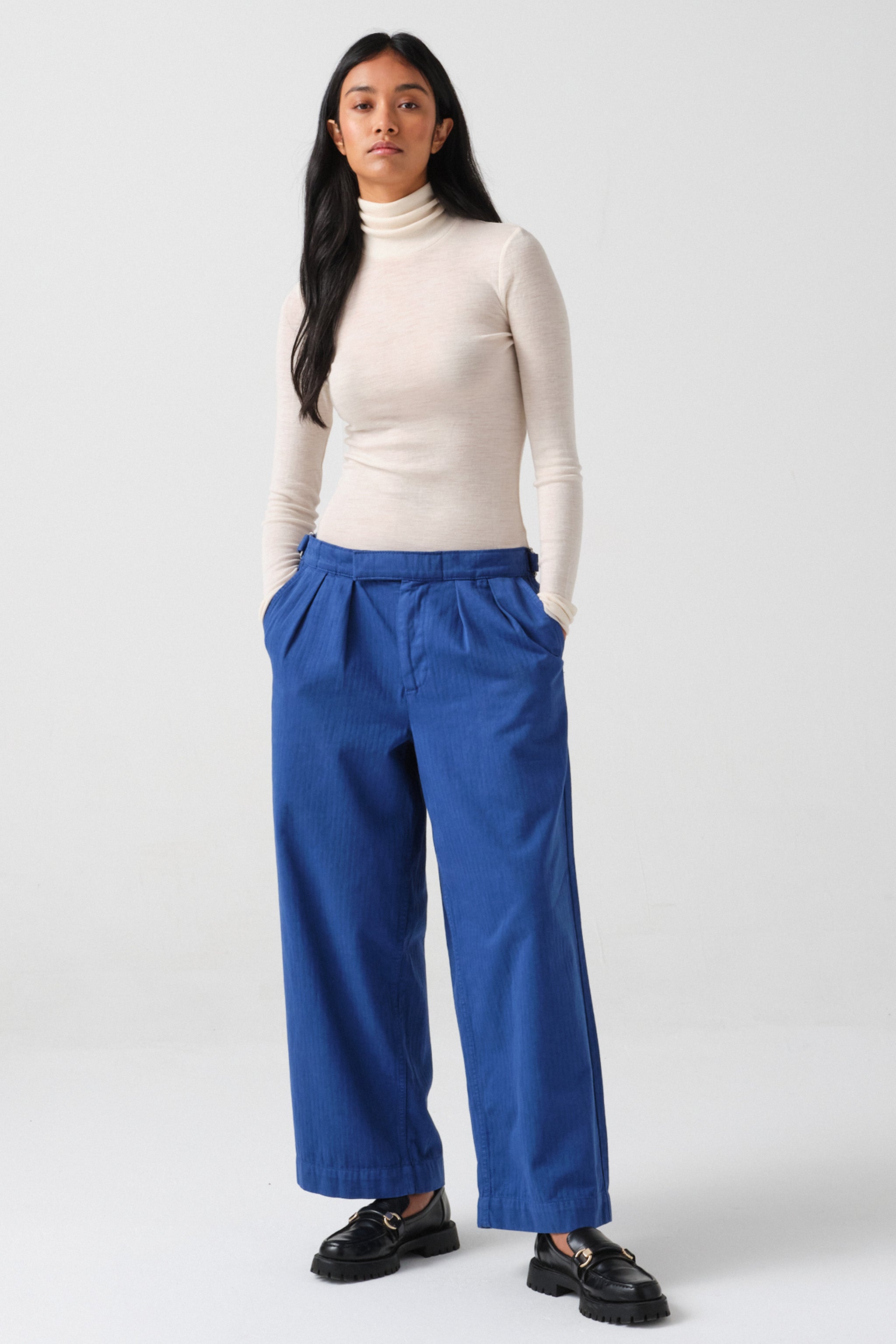 Penelope Pant in Electric Blue - seventy + mochi