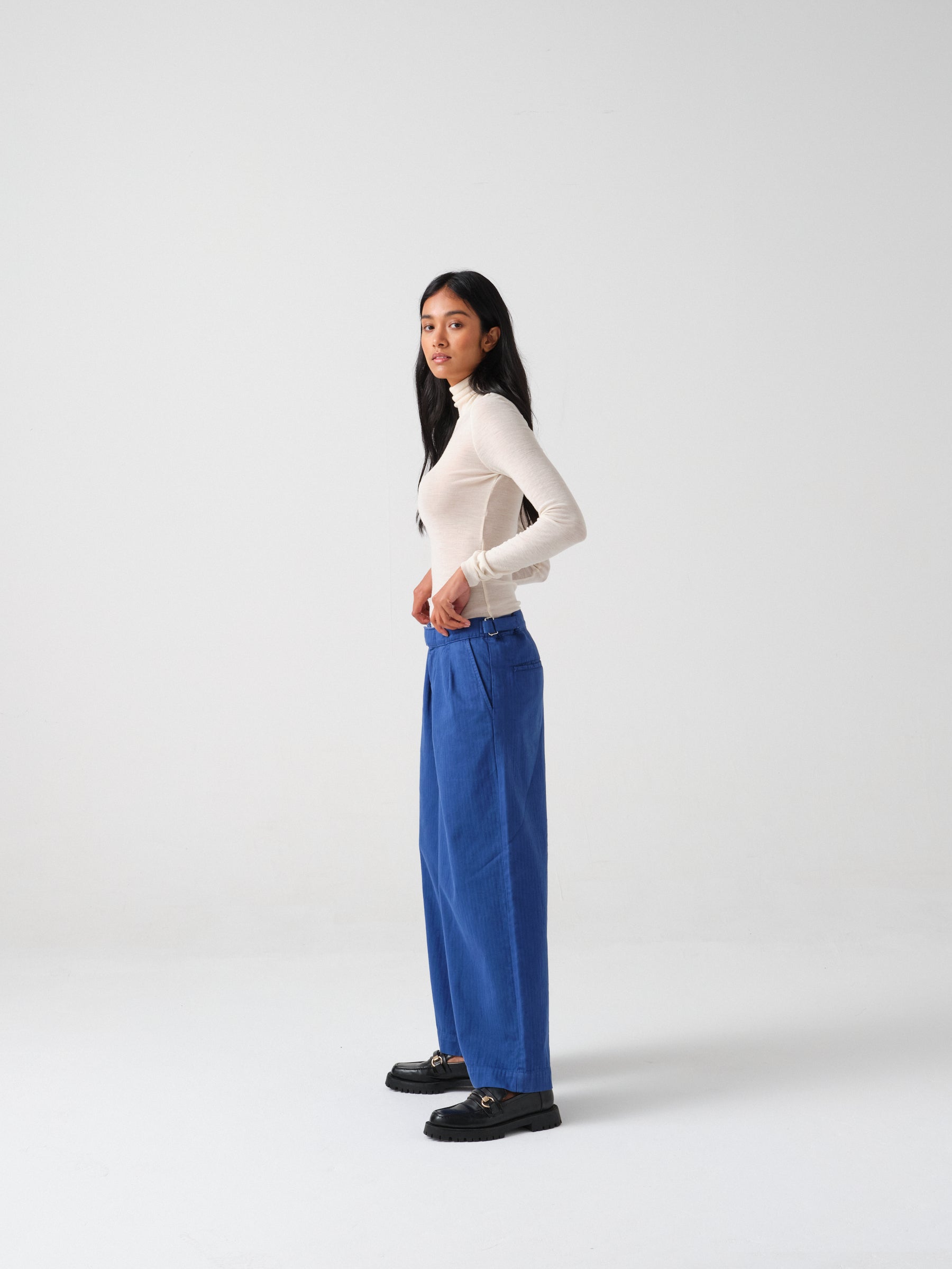 Penelope Pant in Electric Blue - seventy + mochi
